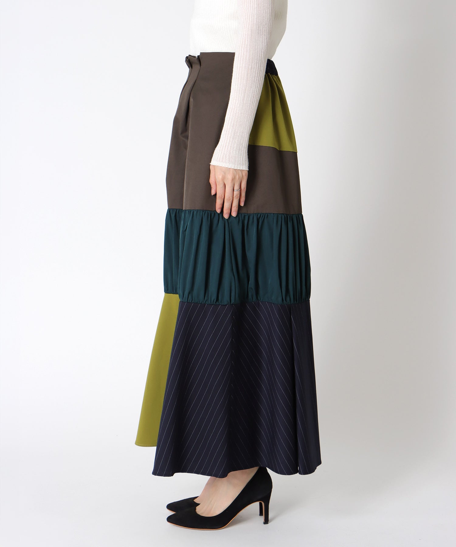 【MALCHAL TERRE】テキスタイルスカート