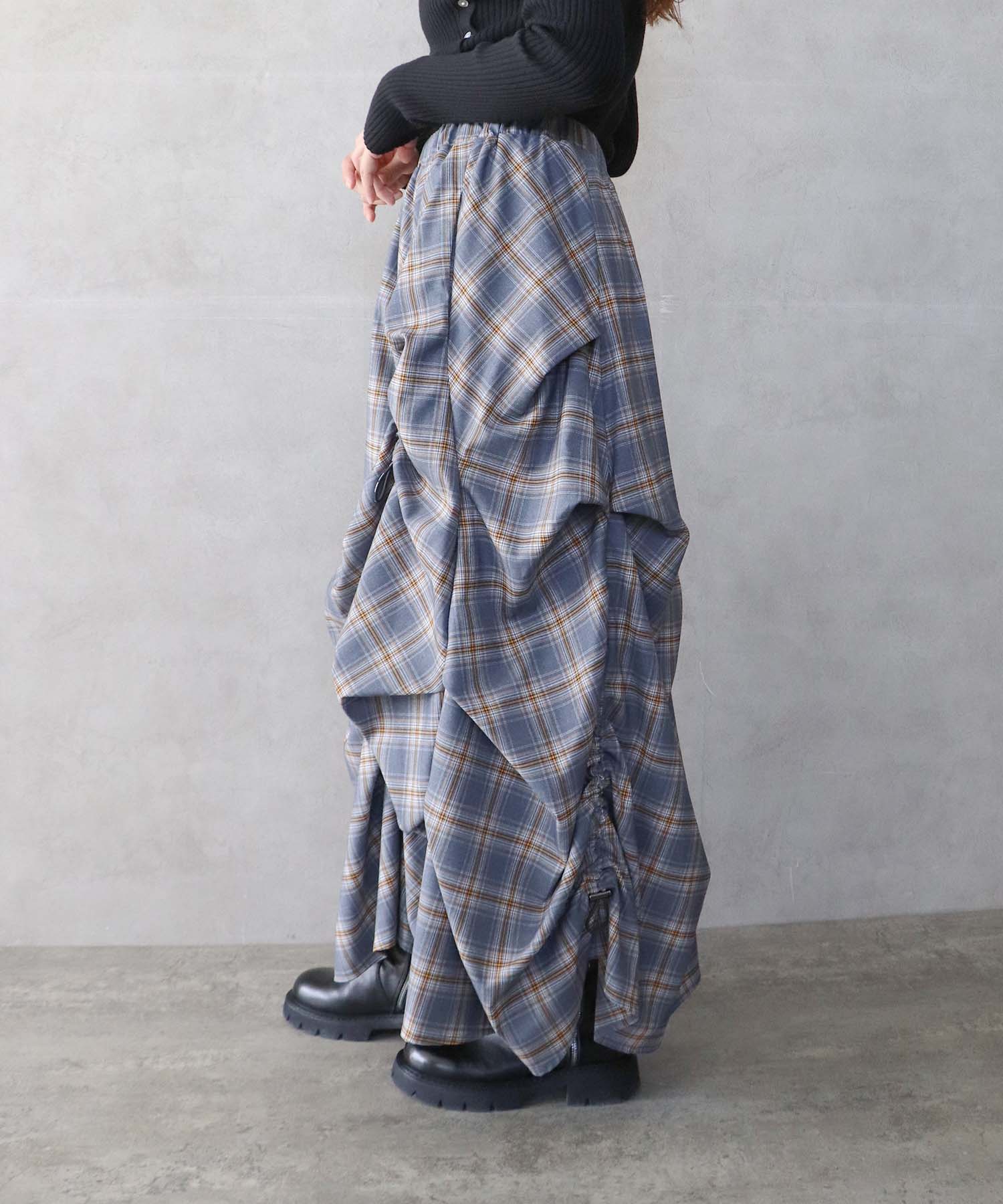 【MALCHAL TERRE】ドロストデザインスカート