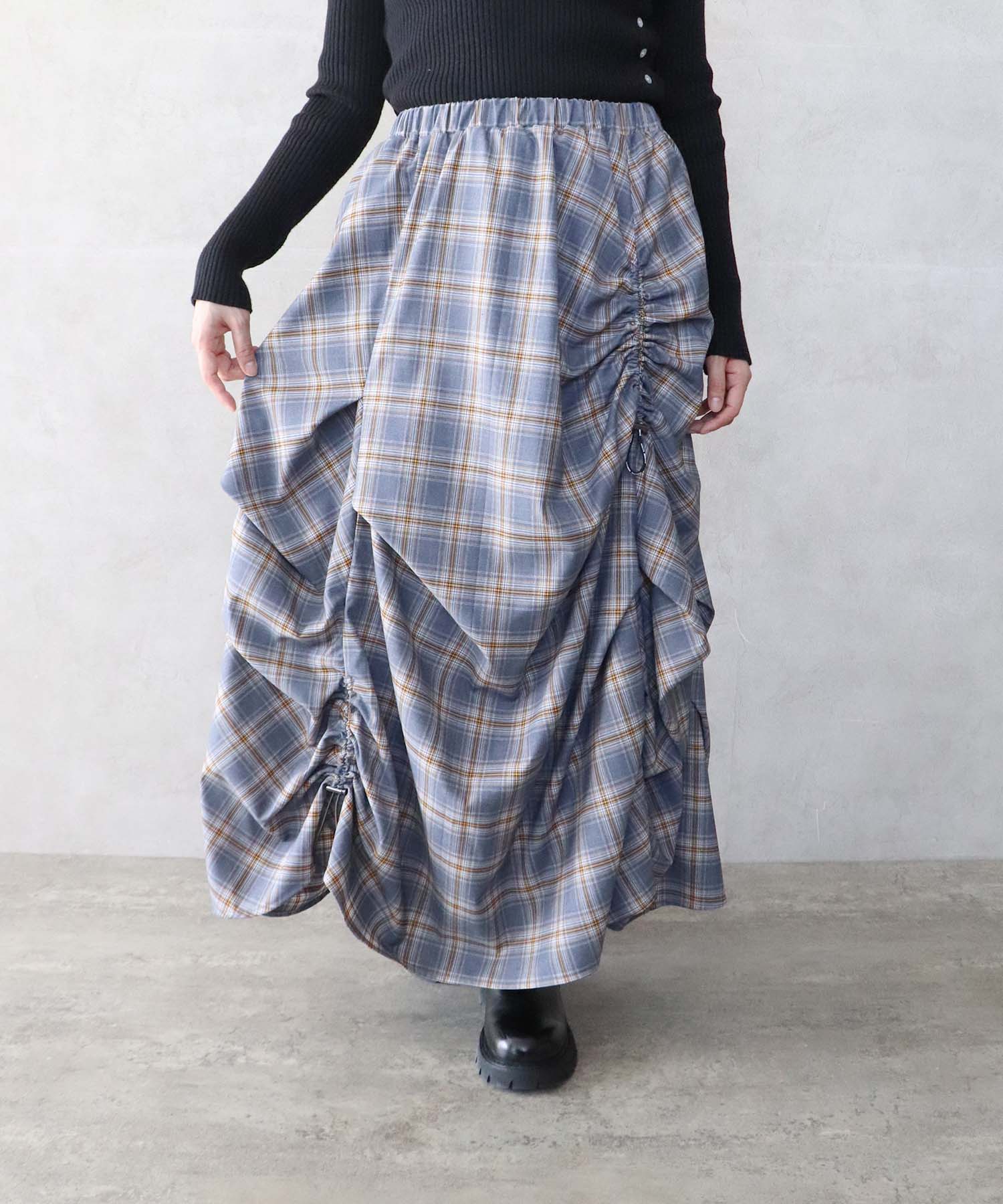 【MALCHAL TERRE】ドロストデザインスカート