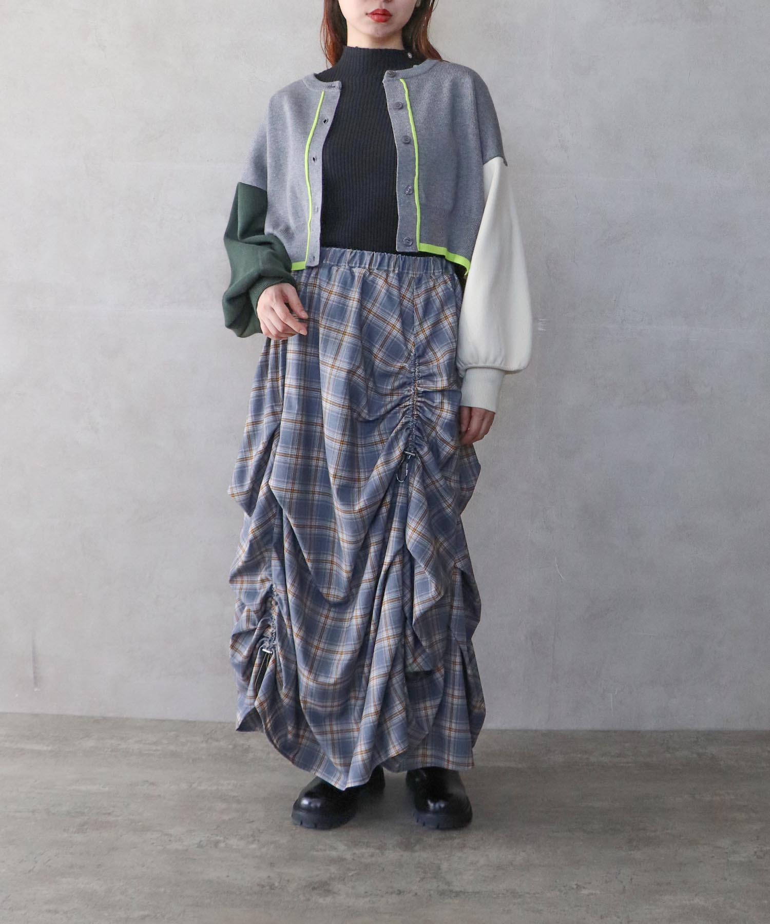 【MALCHAL TERRE】ドロストデザインスカート