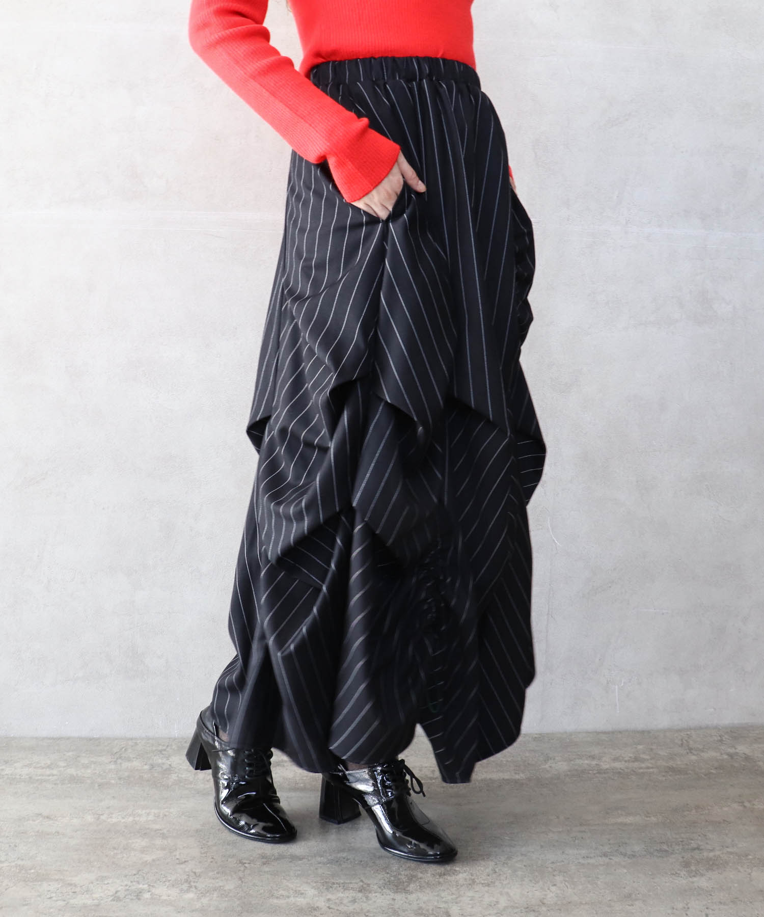 【MALCHAL TERRE】ドロストデザインスカート