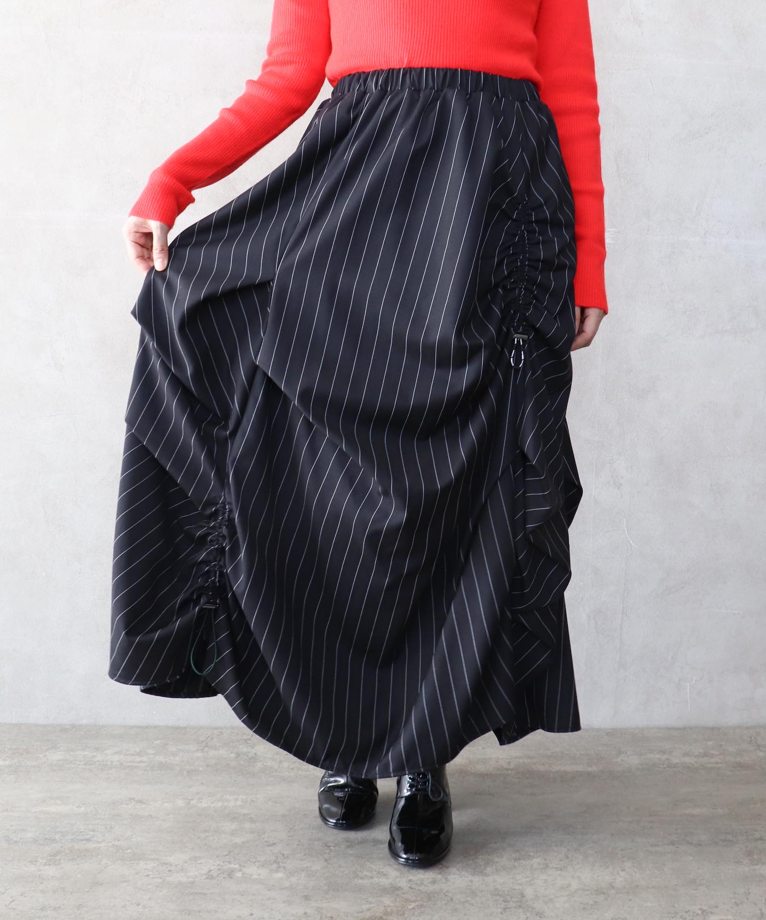 【MALCHAL TERRE】ドロストデザインスカート