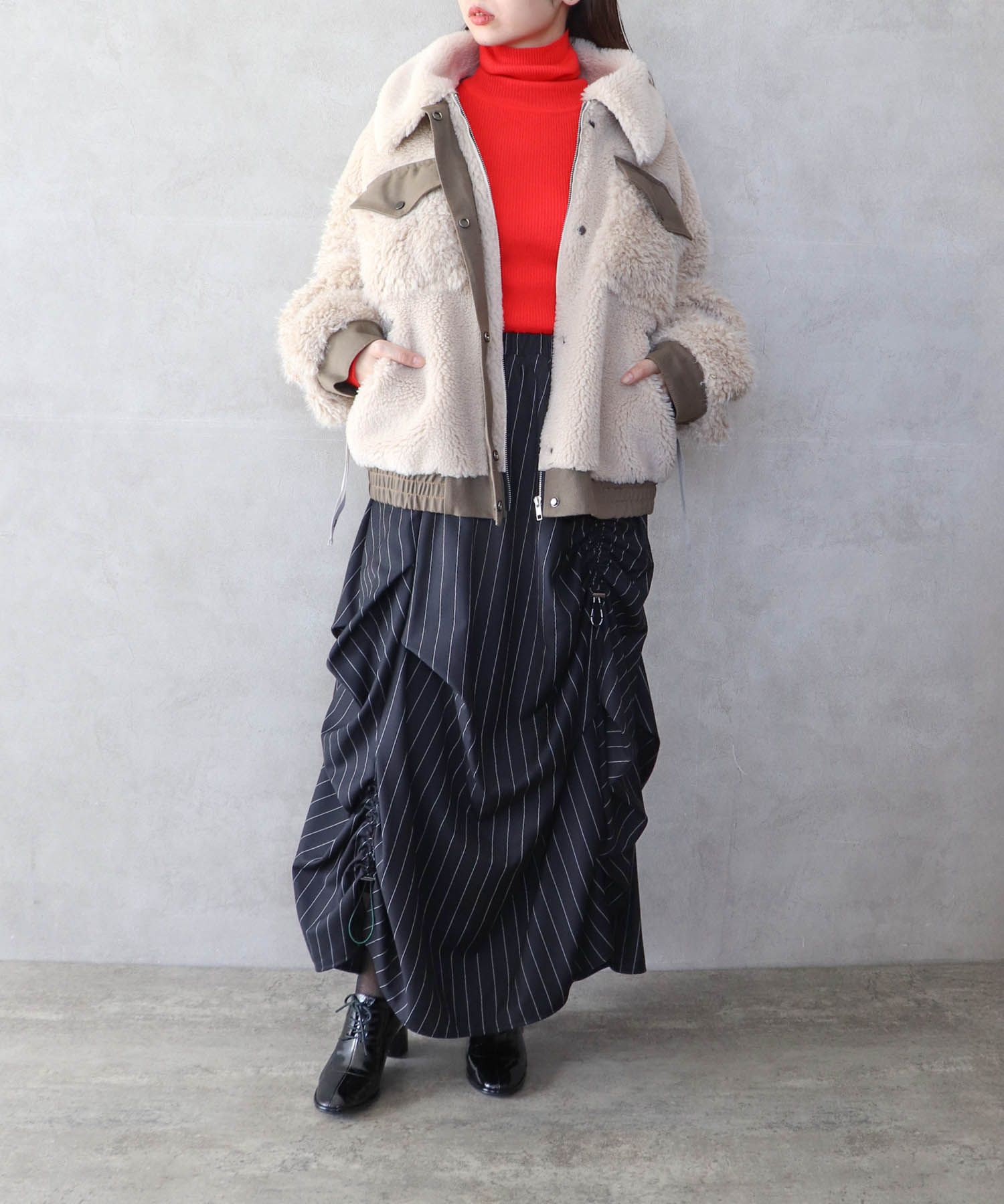 【MALCHAL TERRE】ドロストデザインスカート