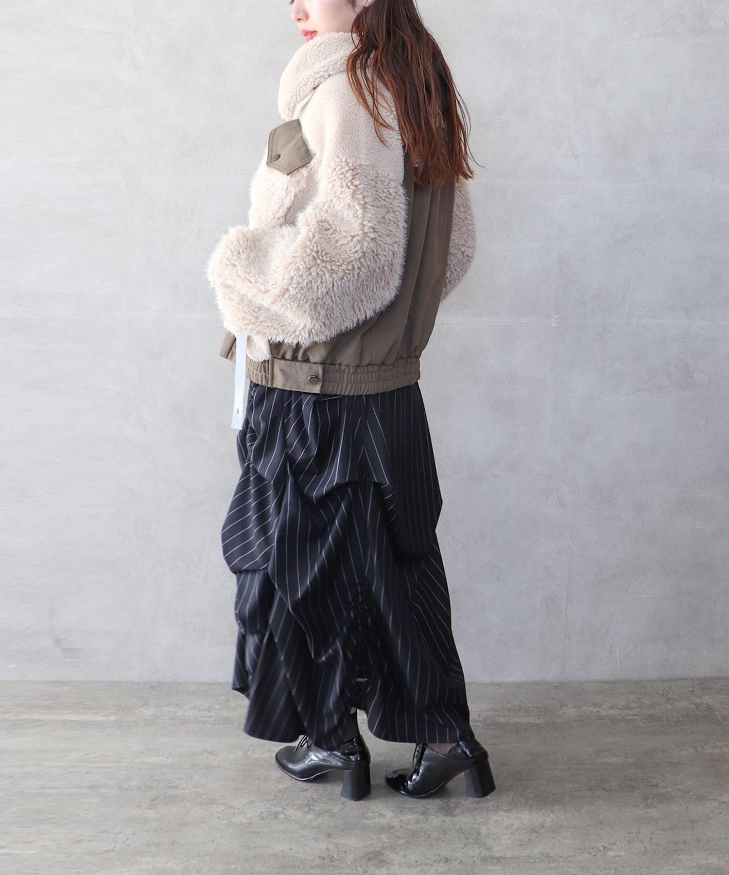 【MALCHAL TERRE】ドロストデザインスカート