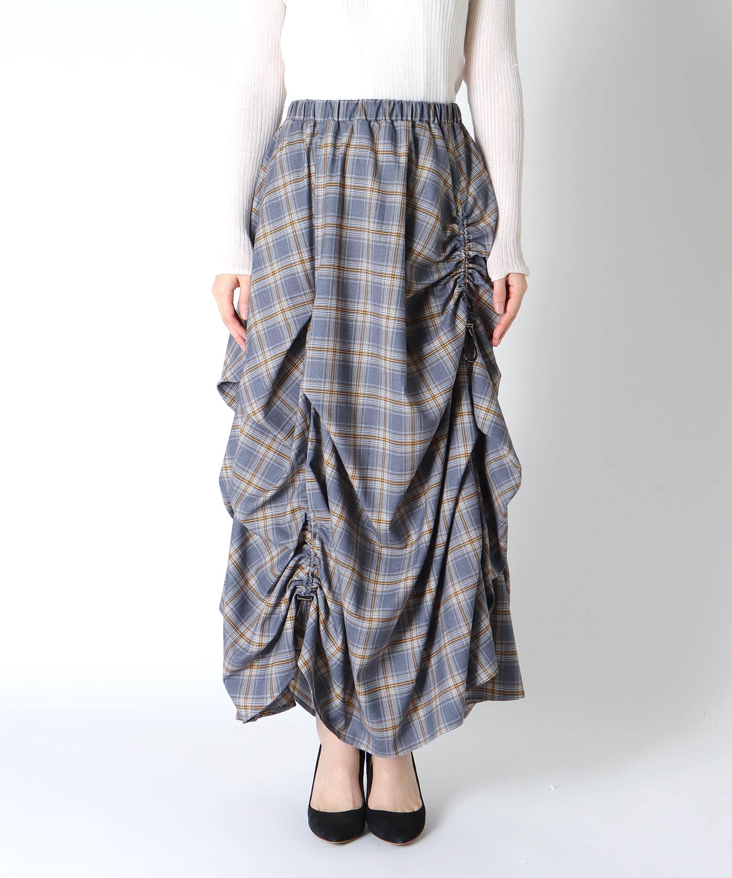 【MALCHAL TERRE】ドロストデザインスカート