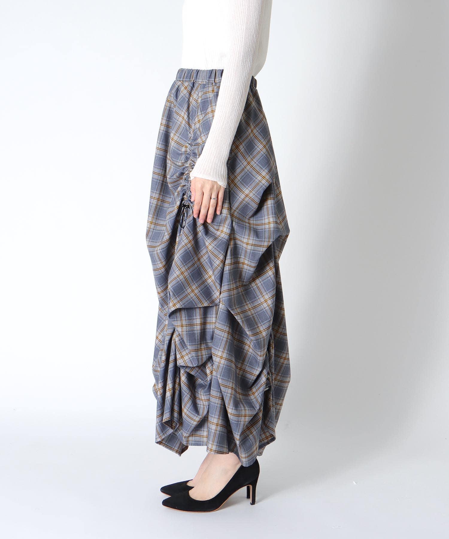 【MALCHAL TERRE】ドロストデザインスカート