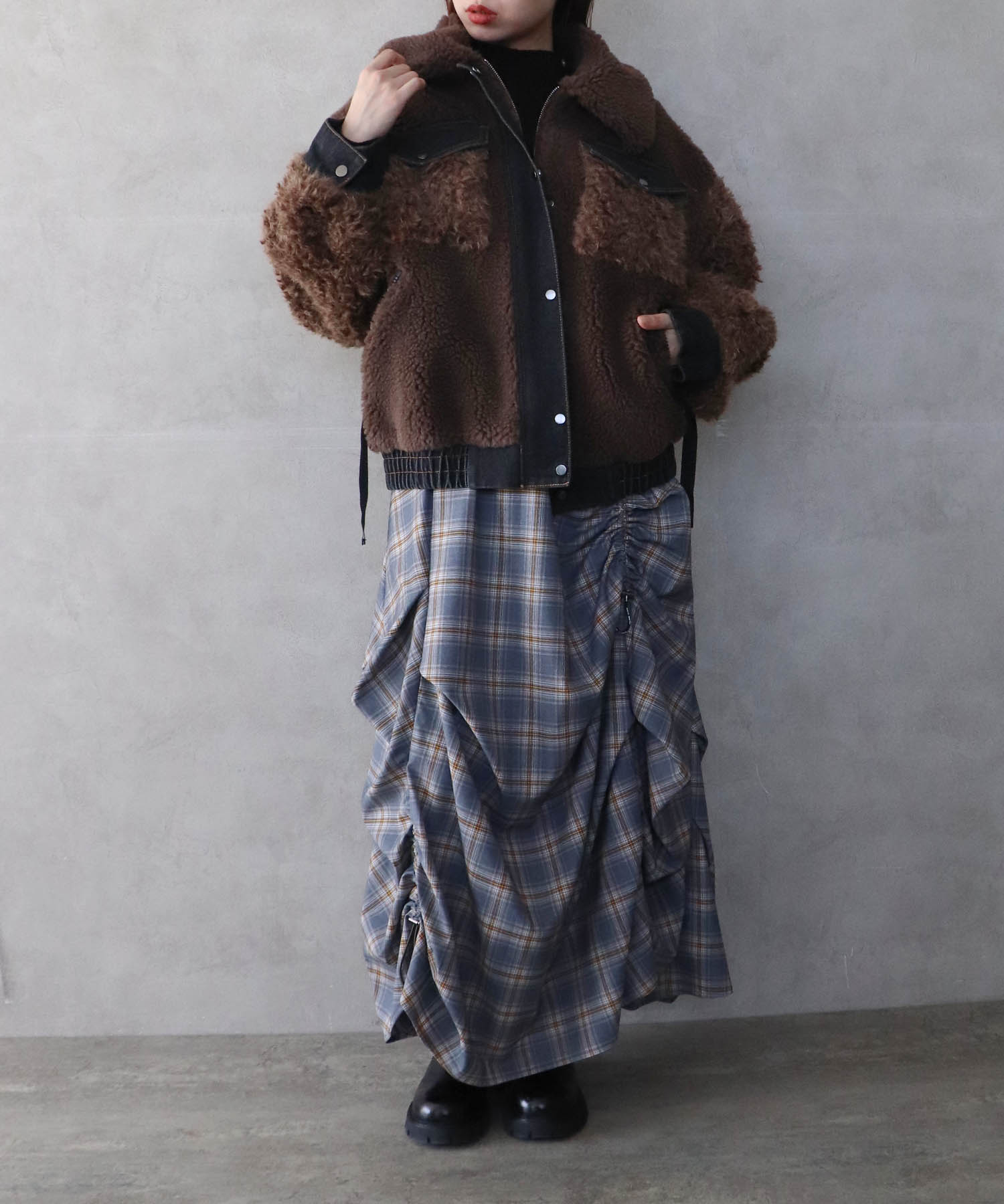 【WEB先行販売】MARECHAL TERRE ボアブルゾン