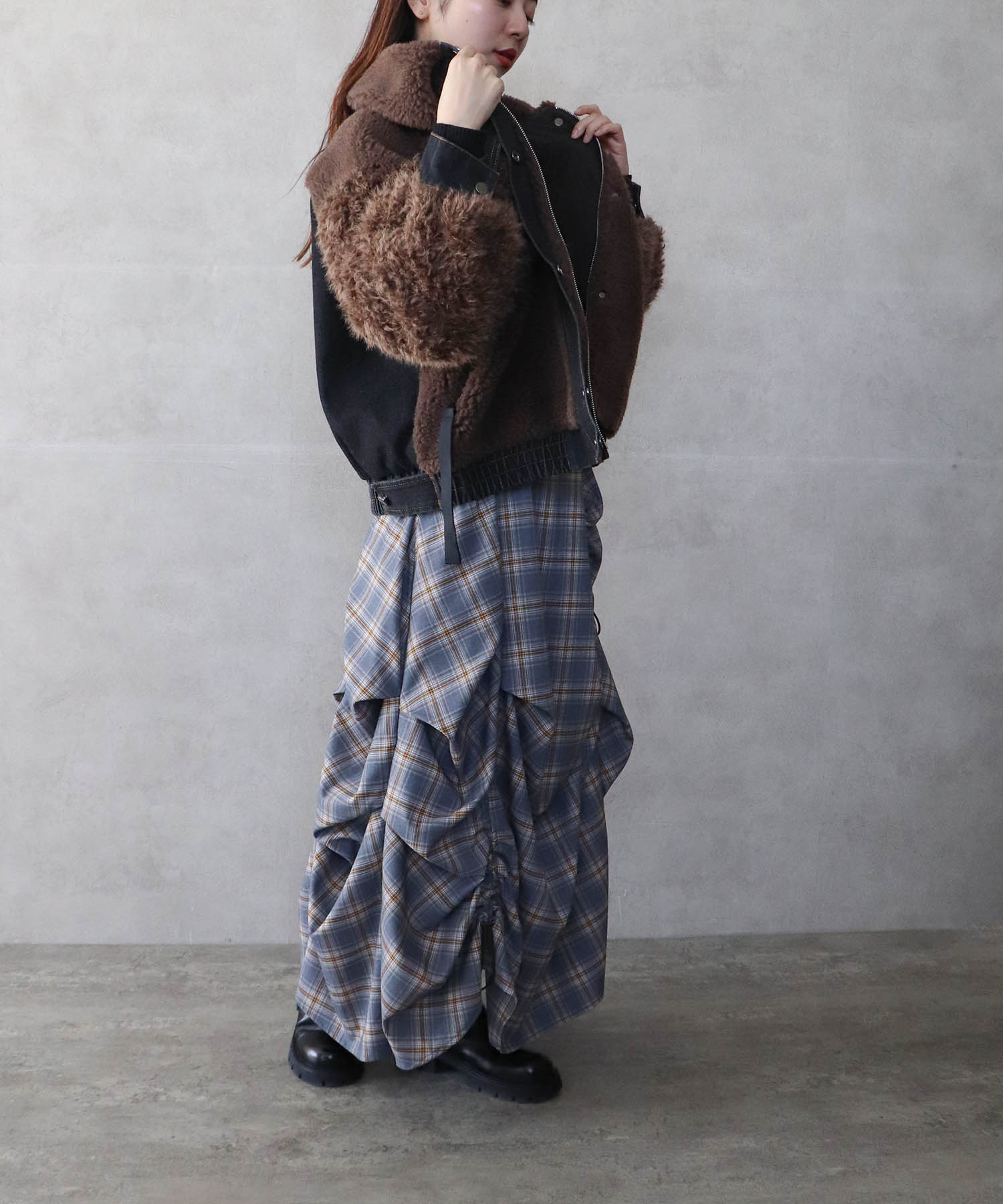 【WEB先行販売】MARECHAL TERRE ボアブルゾン