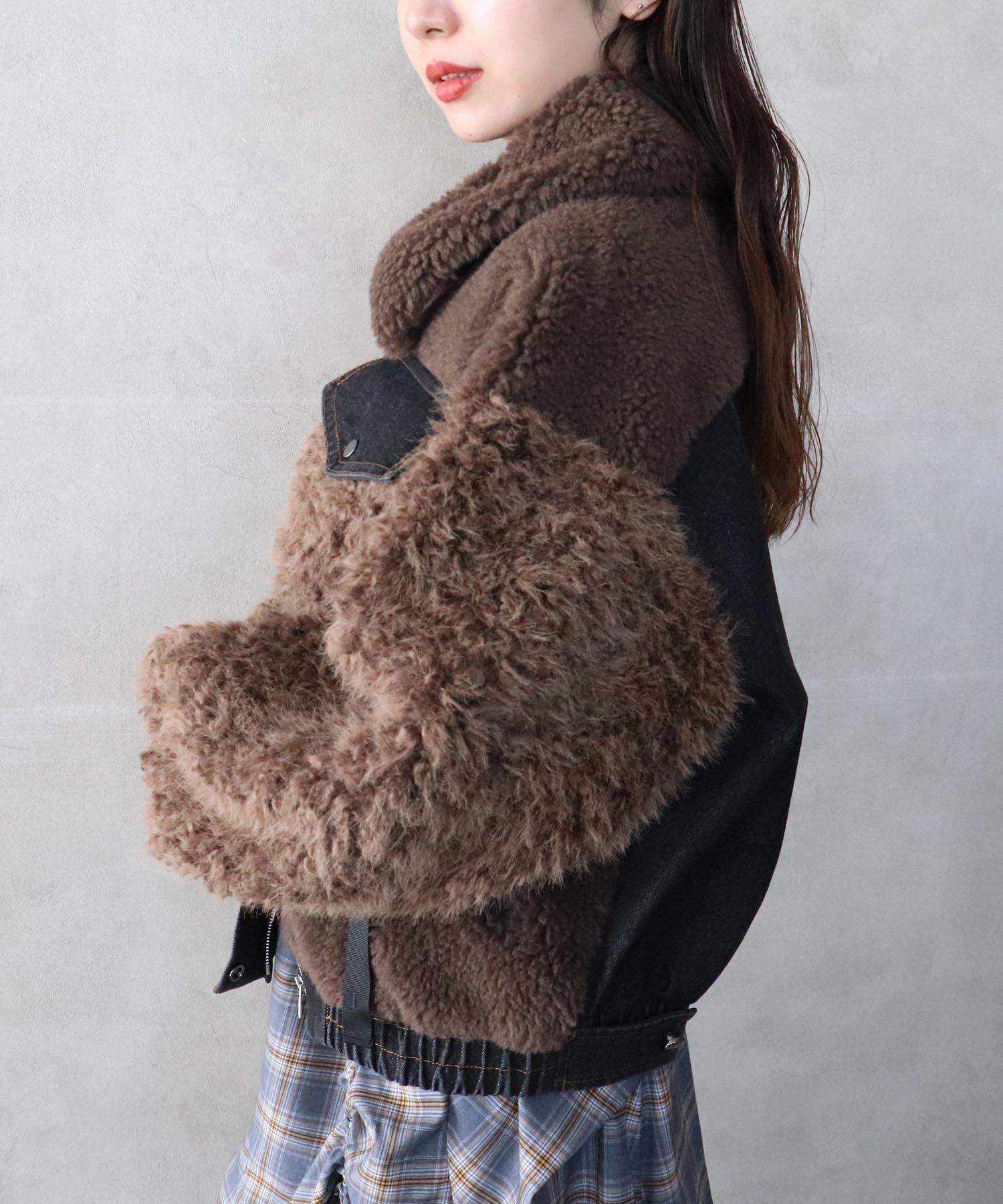 【WEB先行販売】MARECHAL TERRE ボアブルゾン