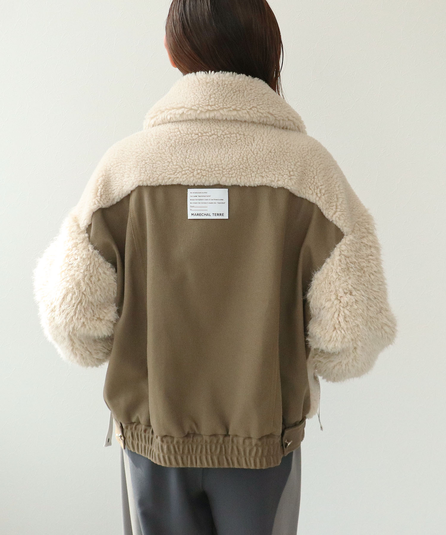 【WEB先行予約】MARECHAL TERRE ボアブルゾン