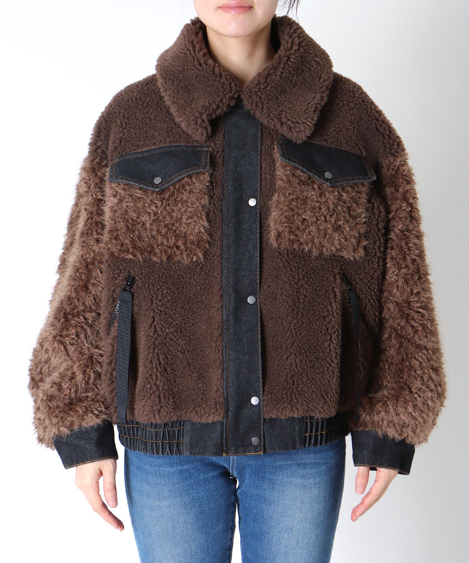 【WEB先行販売】MARECHAL TERRE ボアブルゾン