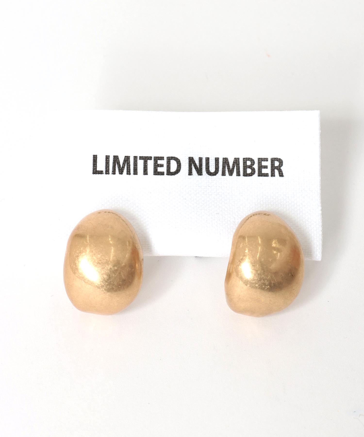【LIMITED NUMBER】メタルボリュームピアス
