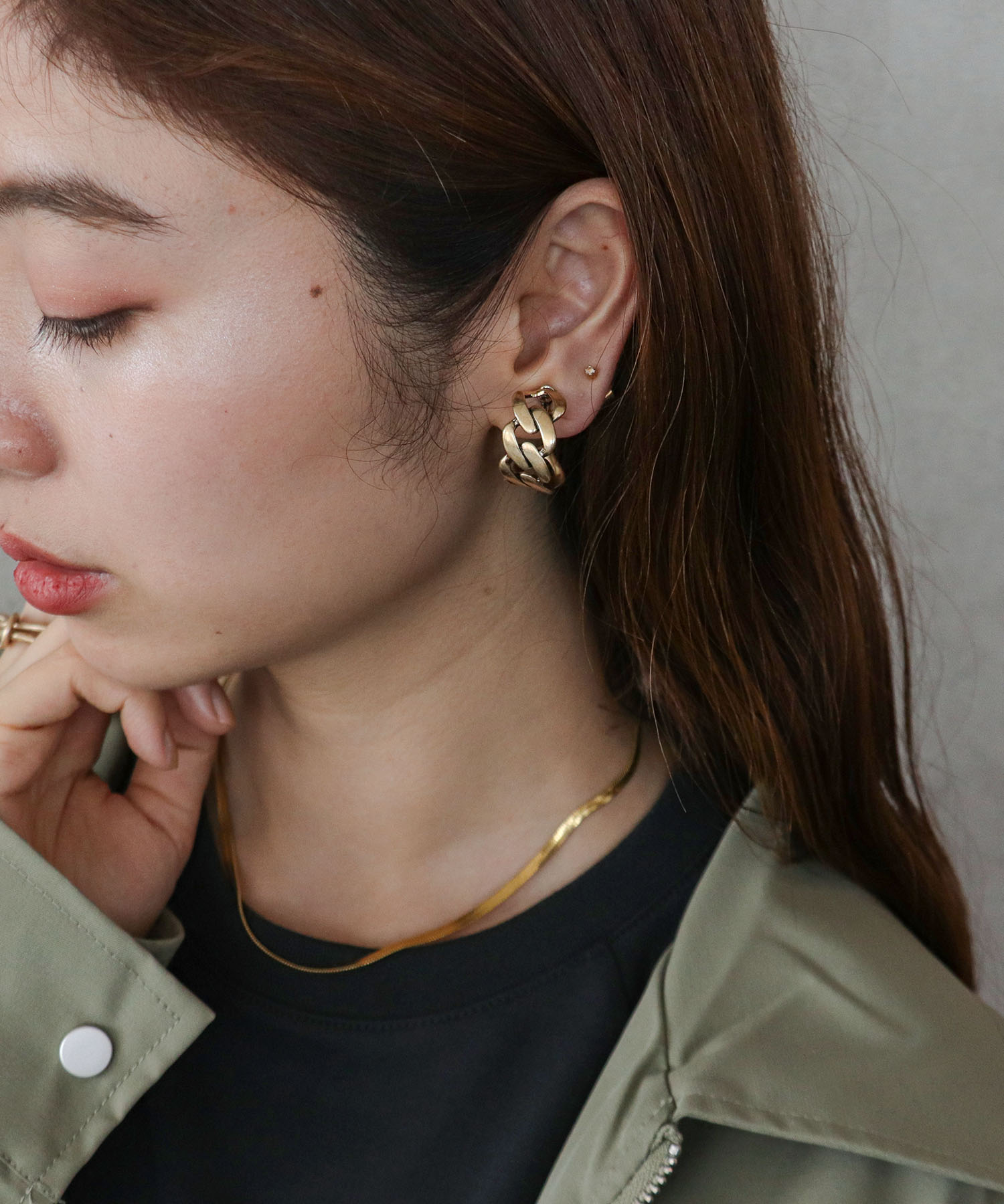 【LIMITED NUMBER】チェーンイヤリング
