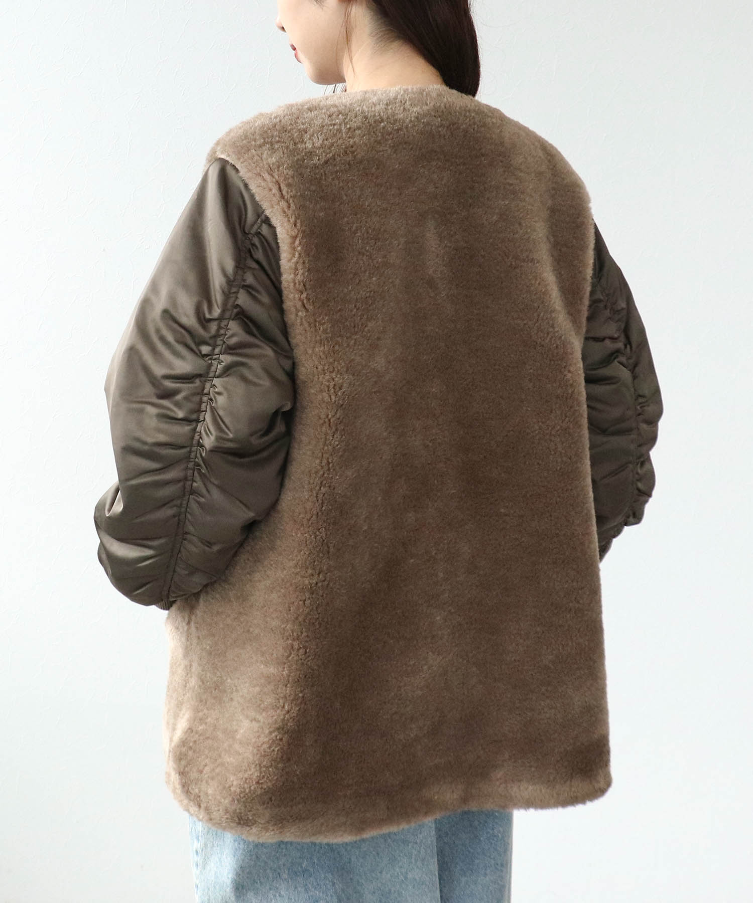 【WEB先行予約】切替ミリタリー袖ジャケット