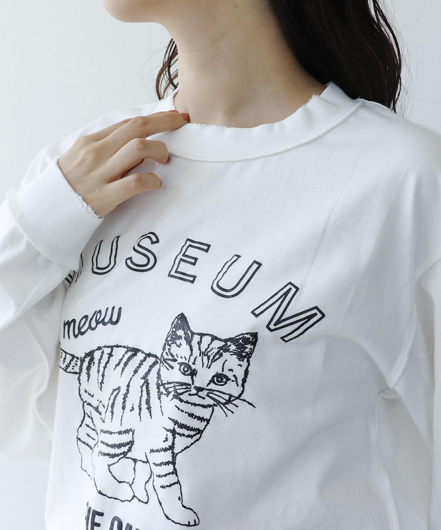 CATピグメントロングTシャツ