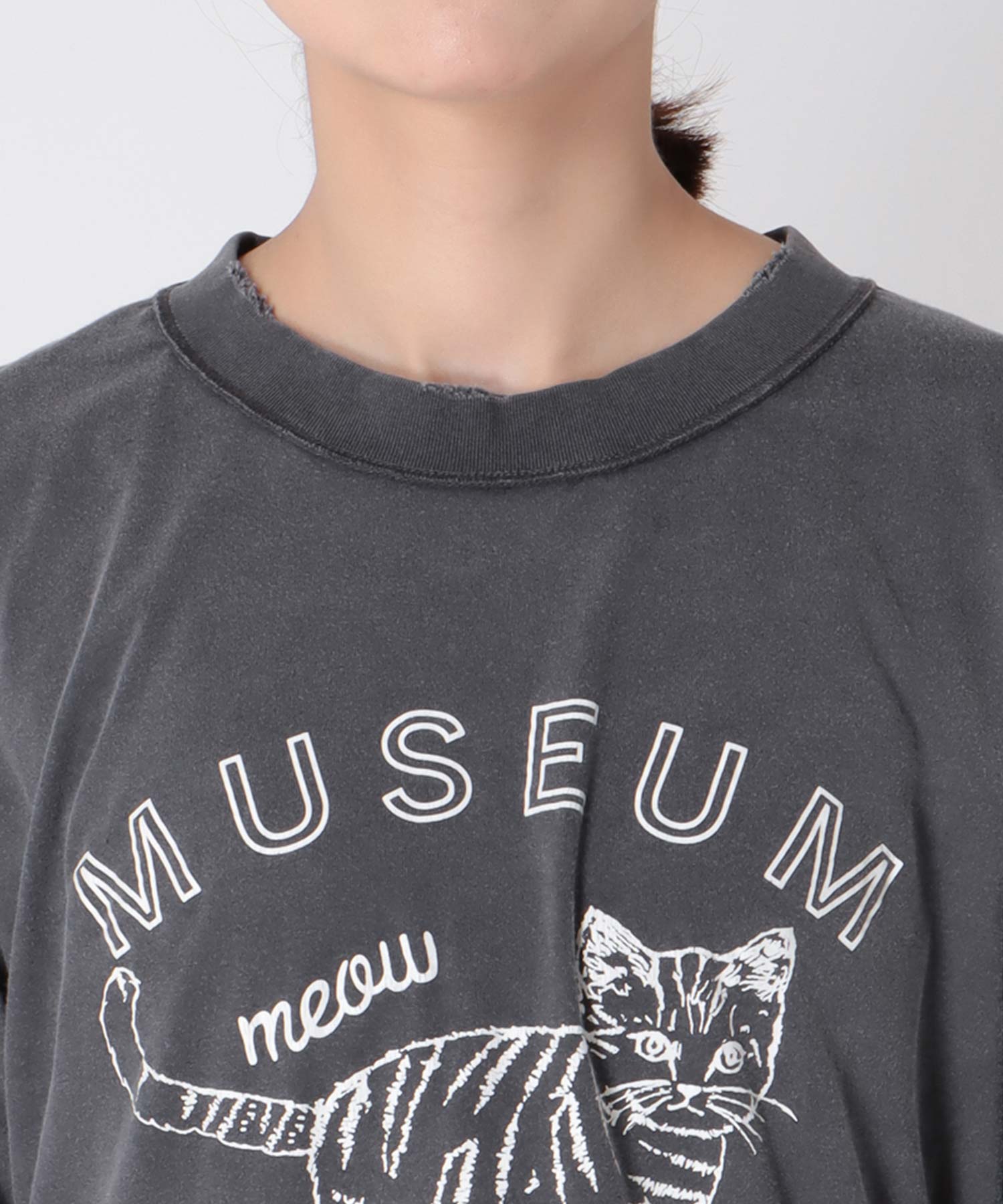 CATピグメントロングTシャツ