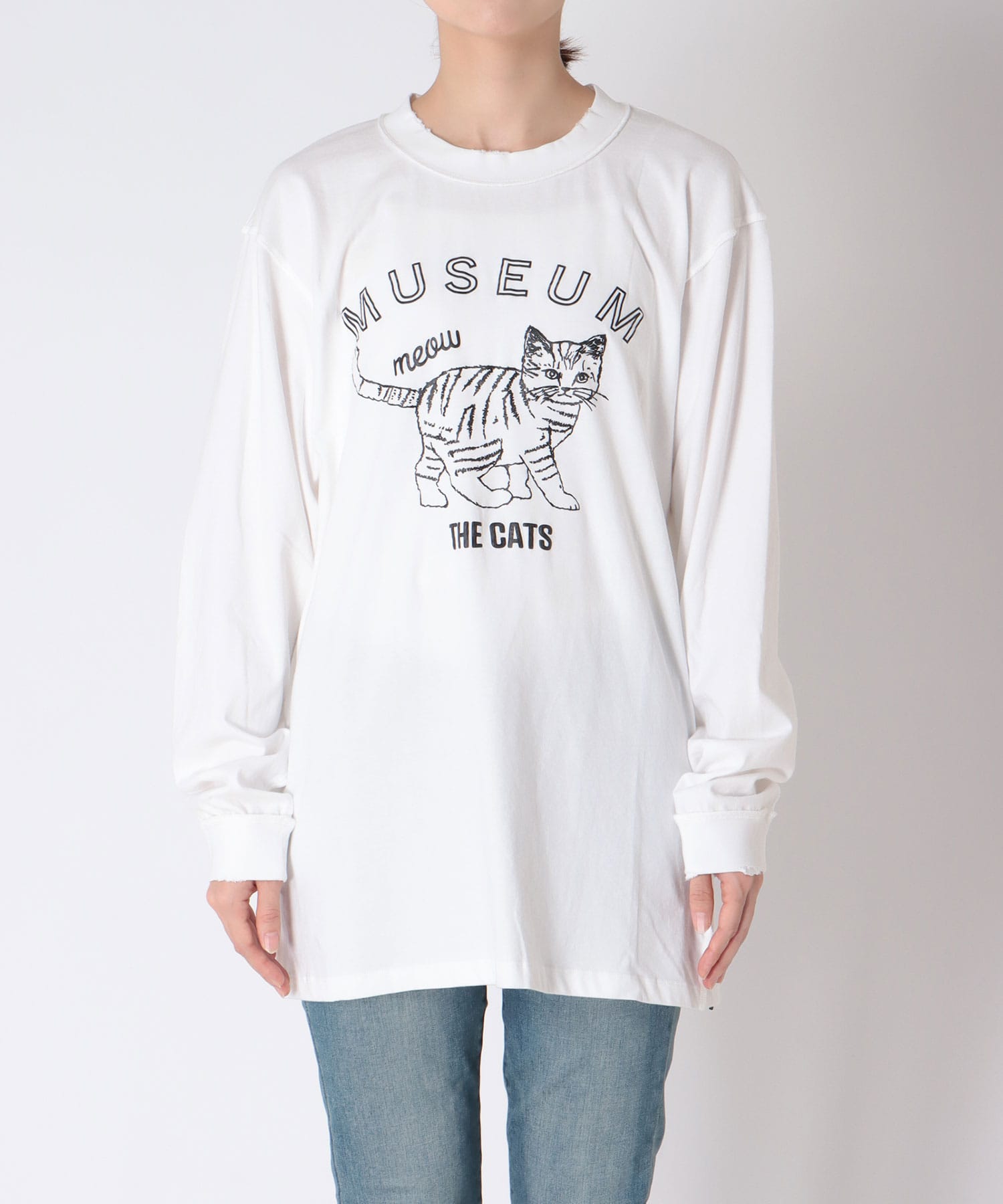 CATピグメントロングTシャツ
