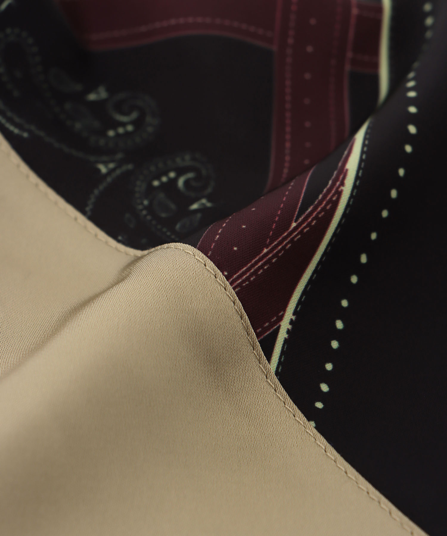 スカーフプリントブルゾン