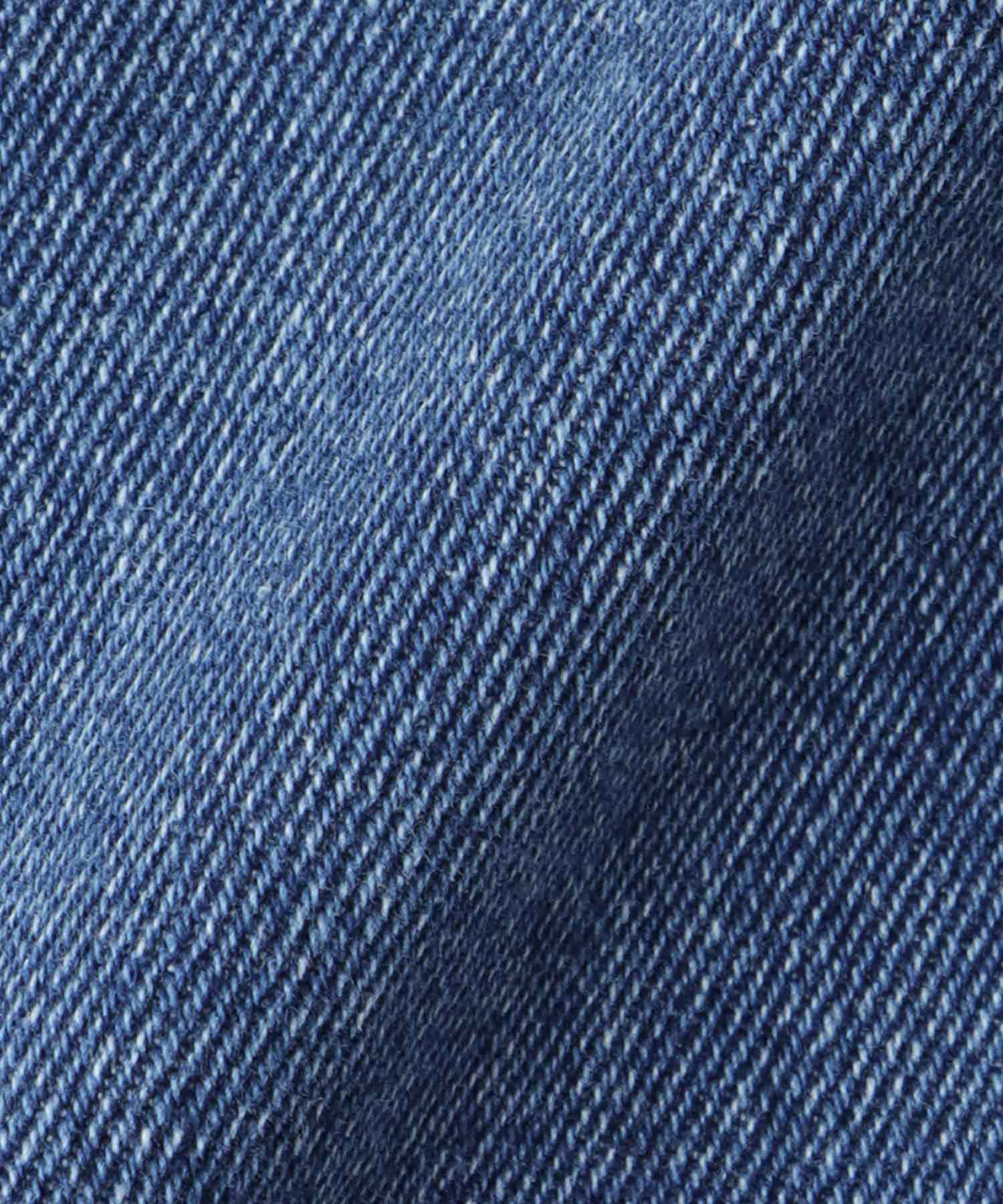 スカートレイヤードデニムパンツ