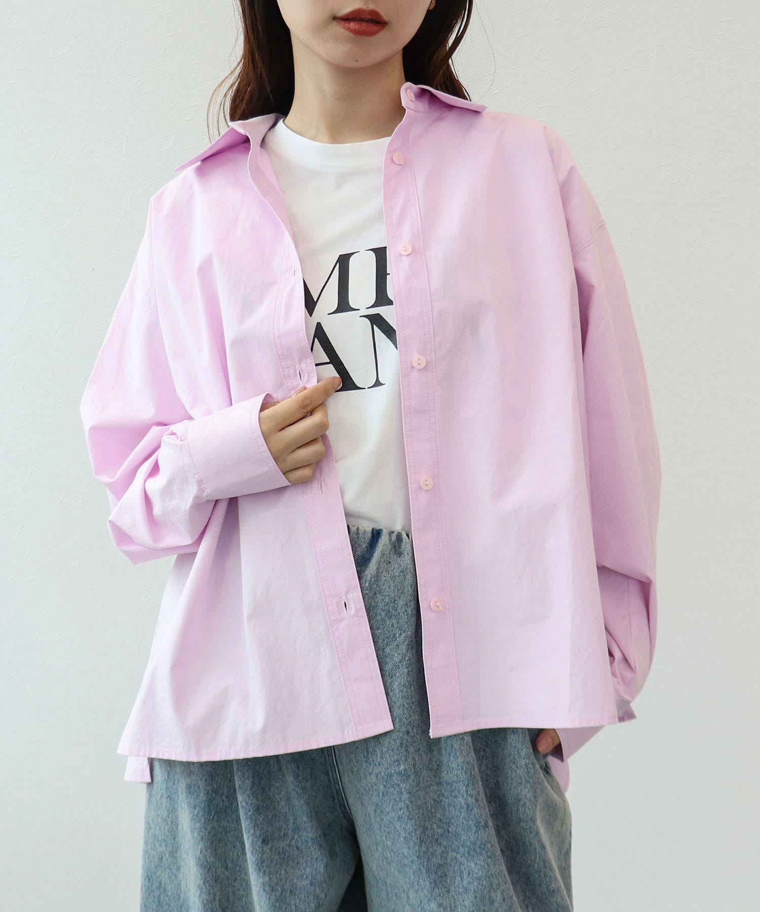 カラービッグシャツ