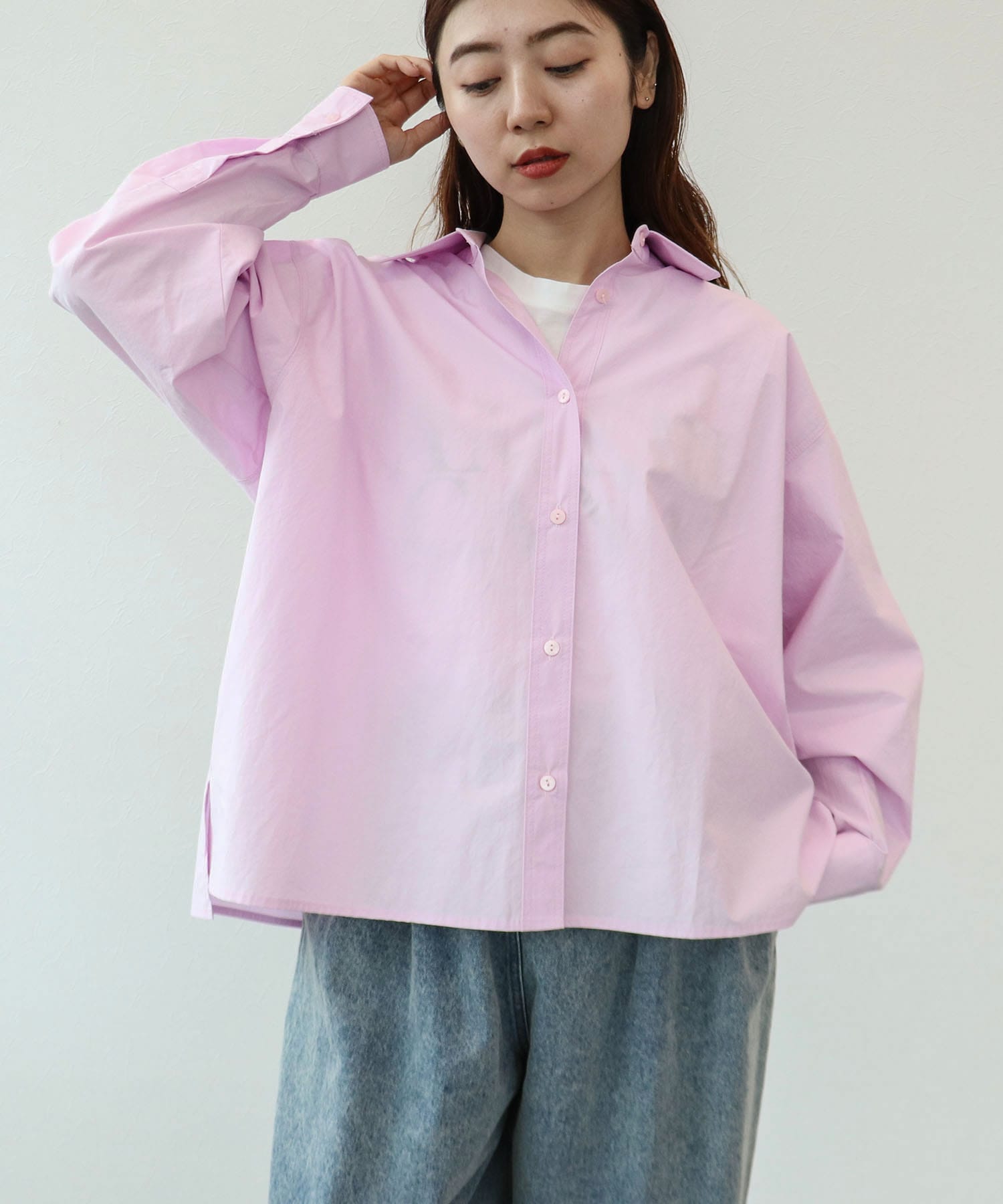 カラービッグシャツ