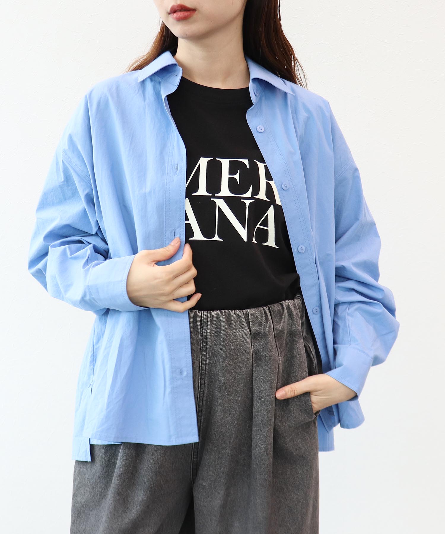 カラービッグシャツ