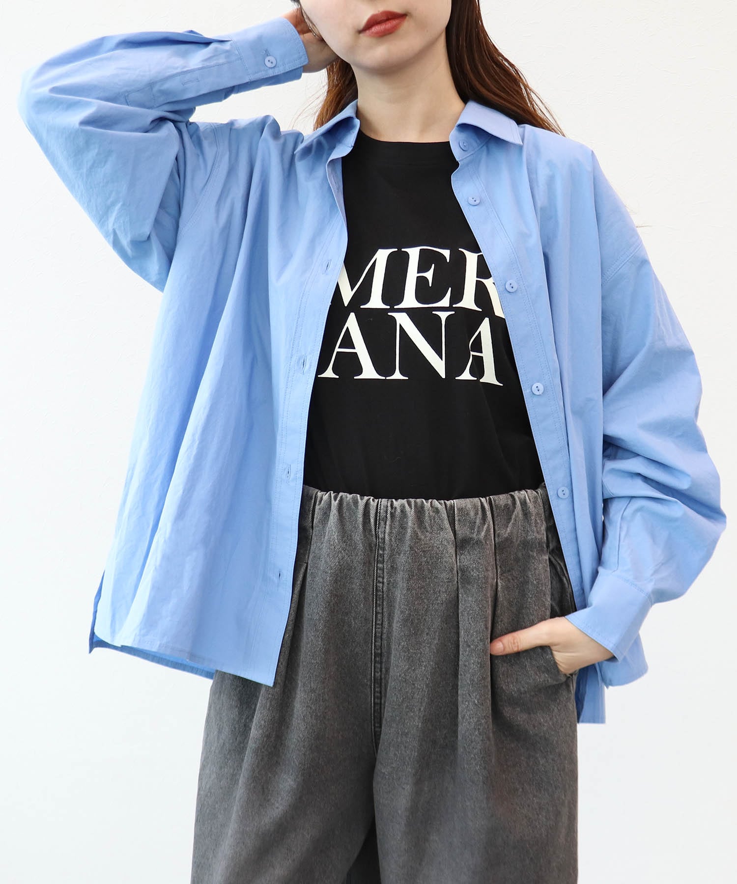 カラービッグシャツ