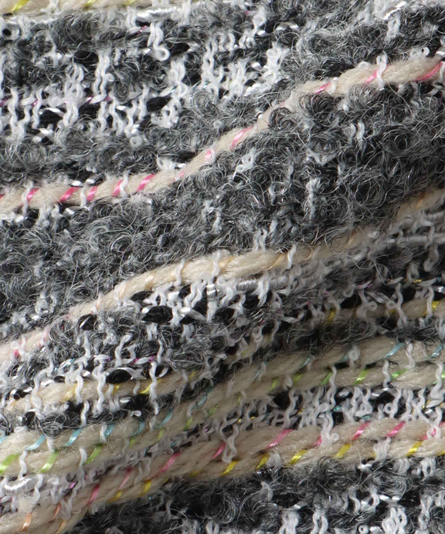 デニムトリムツィードベスト