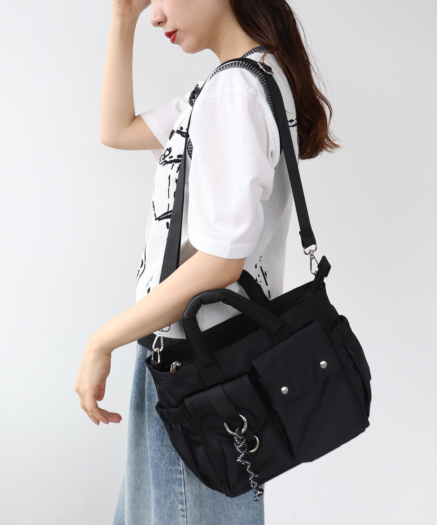 多収納２WAYトートバッグ