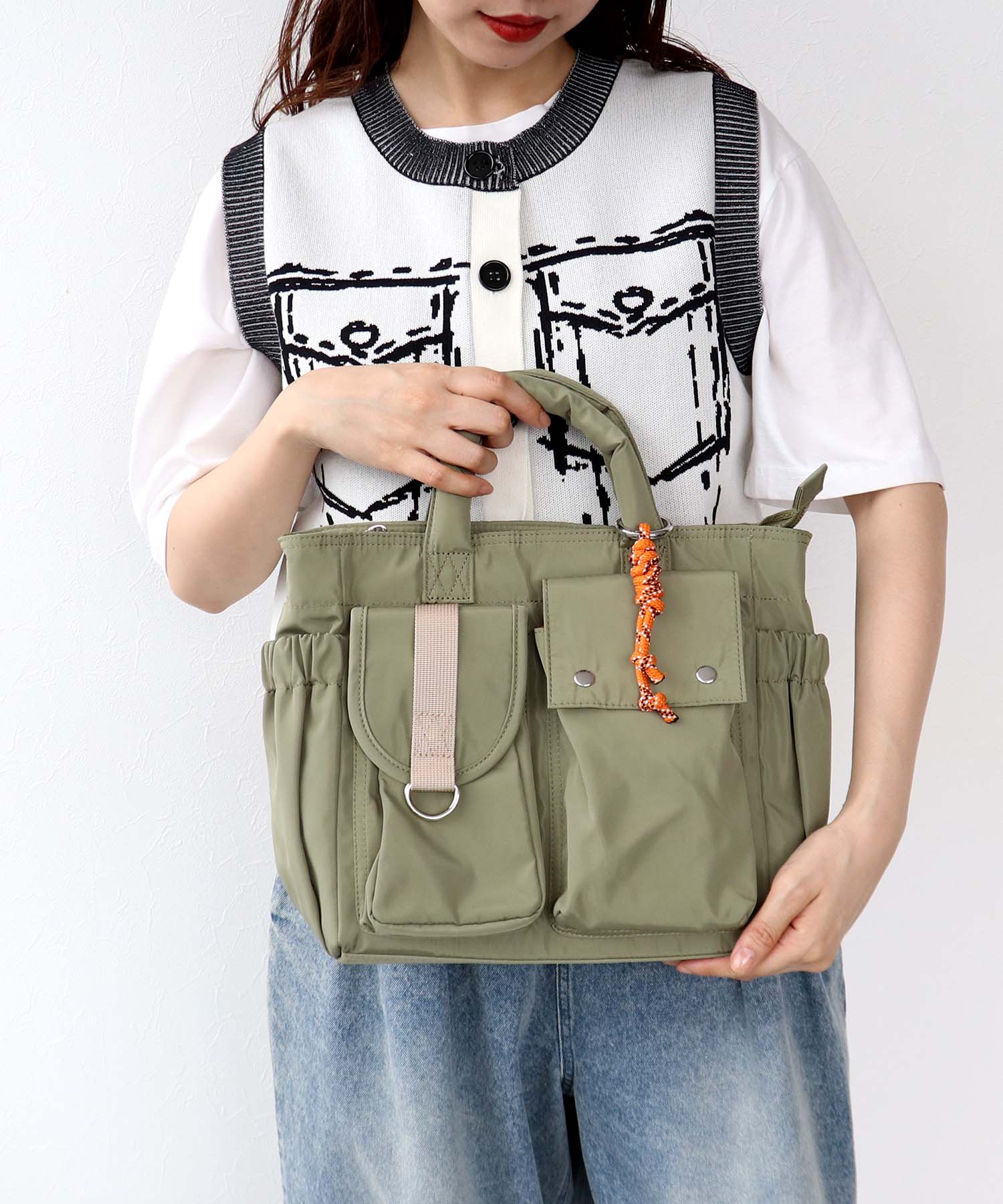 多収納２WAYトートバッグ