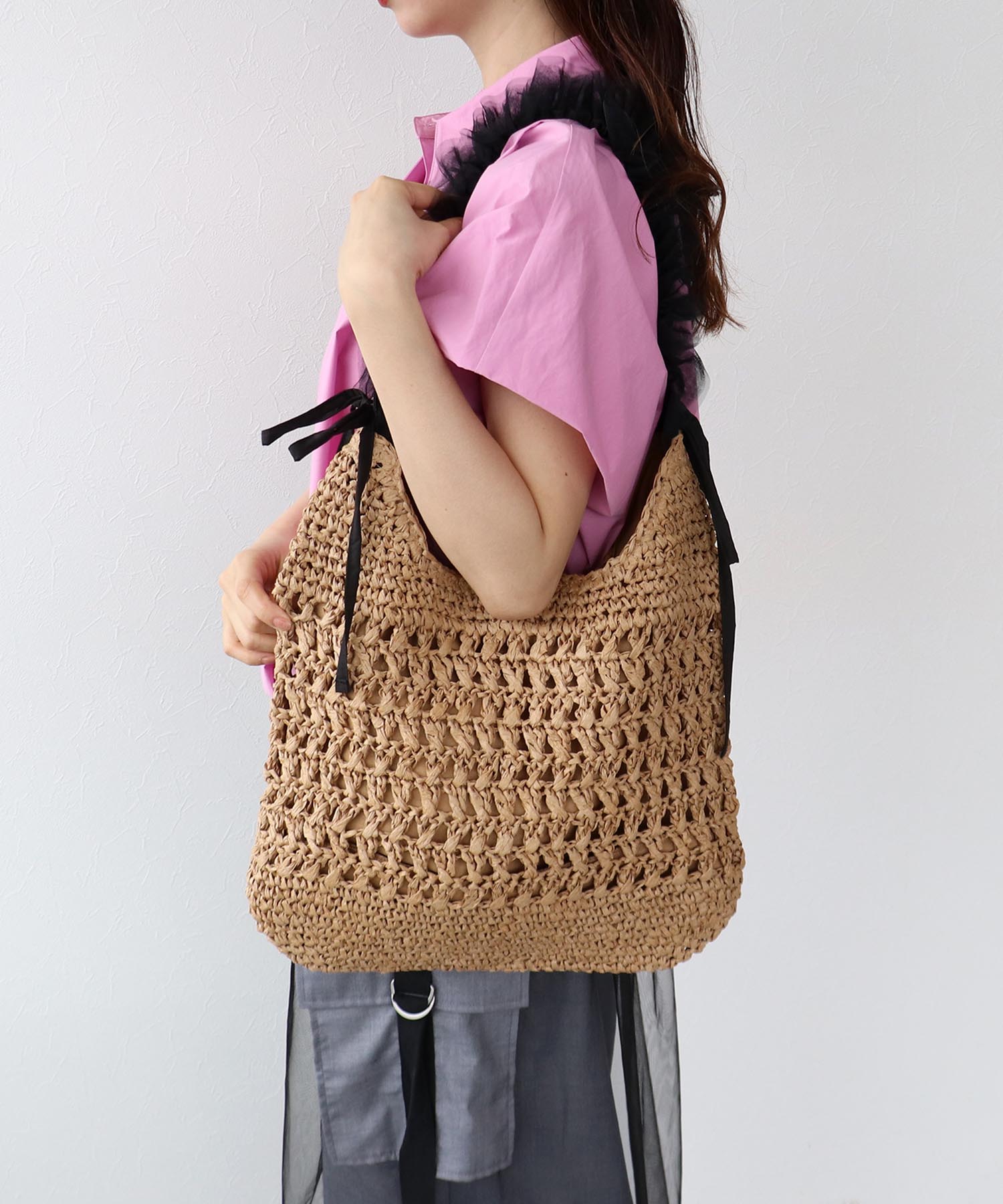 ペーパーチュールギャザーショルダー