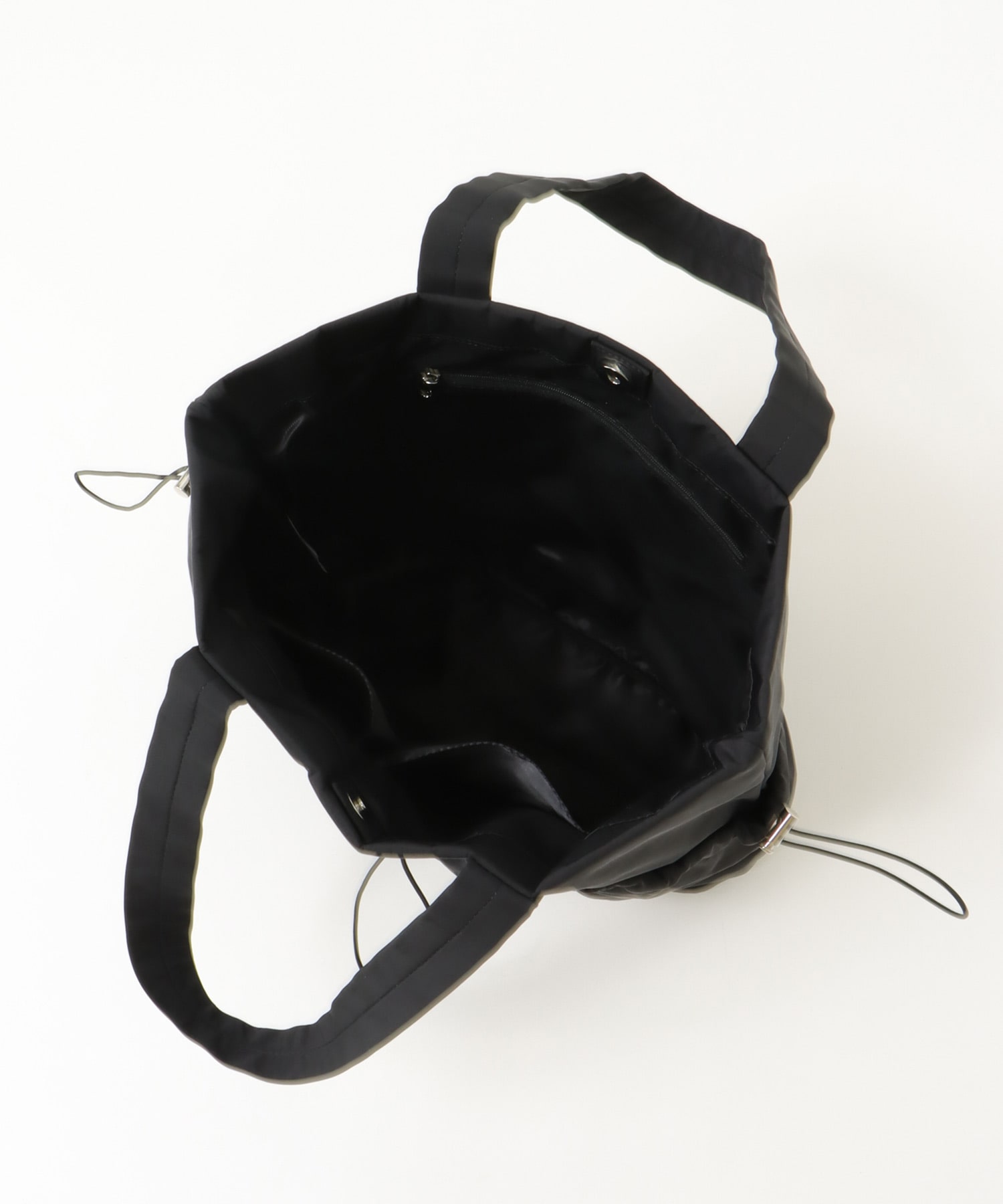 ギャザーポケットナイロントート