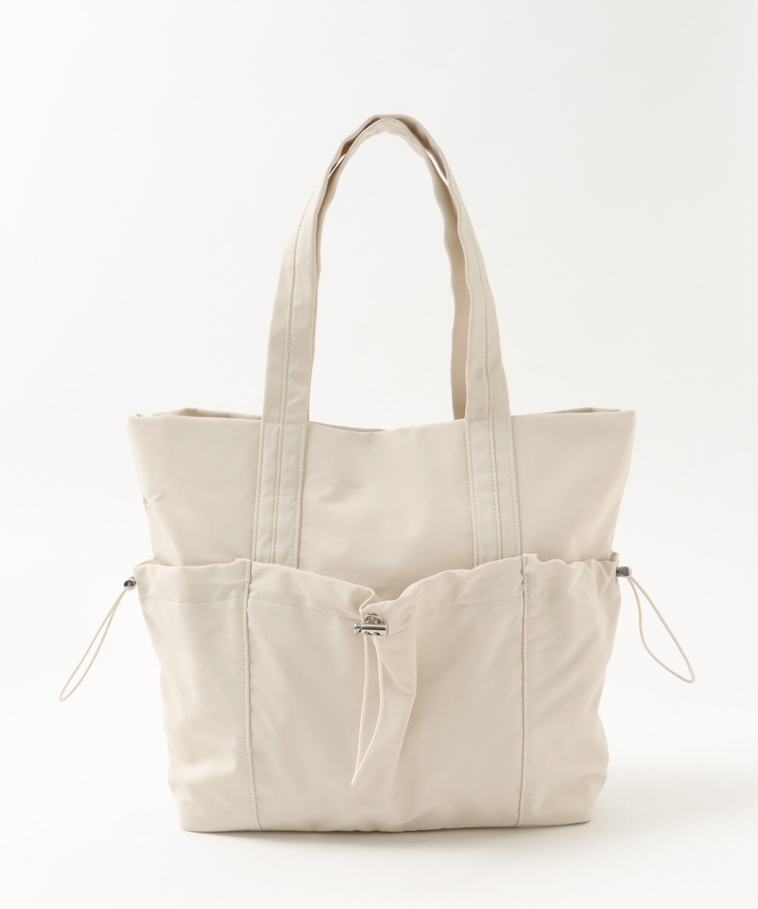 ギャザーポケットナイロントート