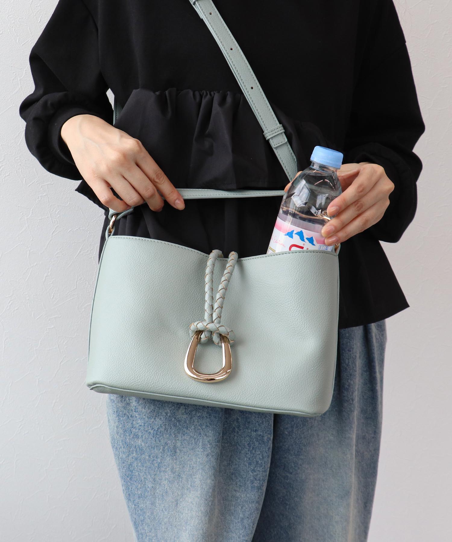 リングフラップ2WAYショルダーバッグ