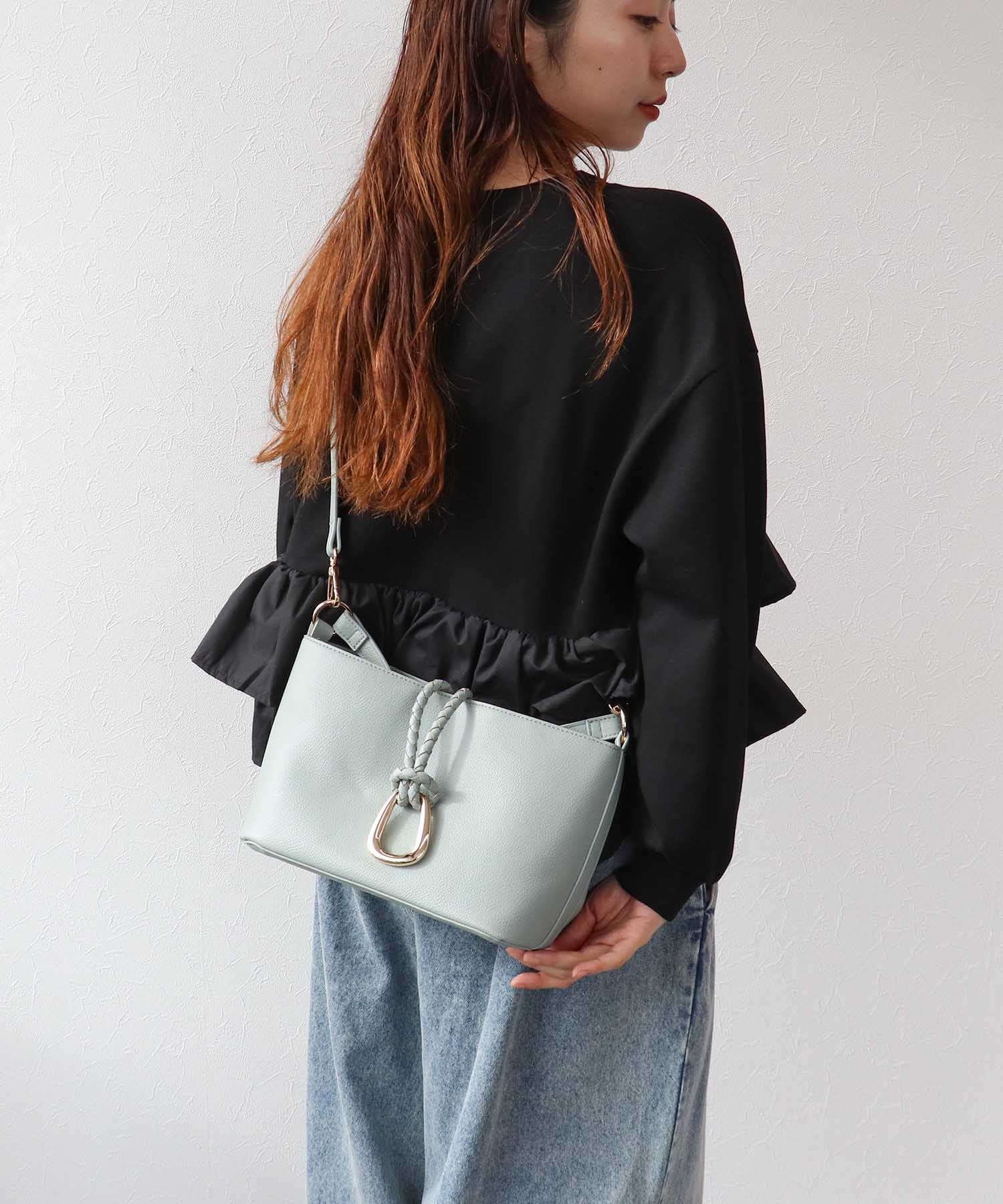 リングフラップ2WAYショルダーバッグ