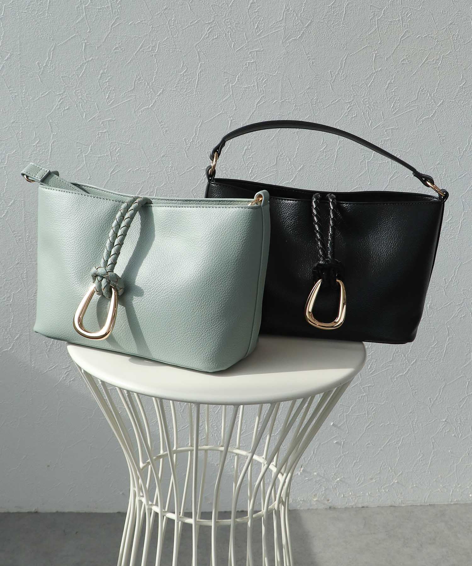 リングフラップ2WAYショルダーバッグ