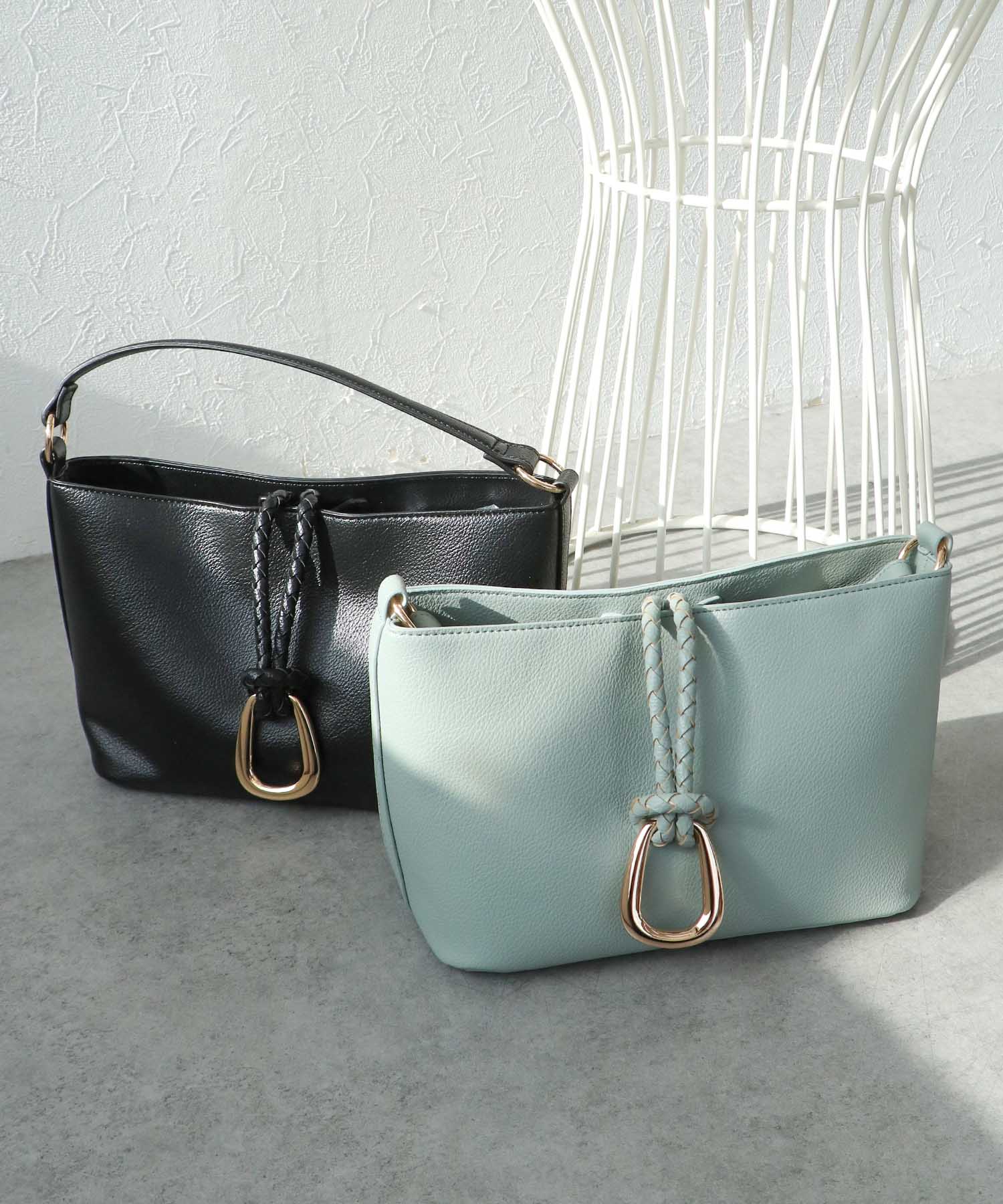 リングフラップ2WAYショルダーバッグ