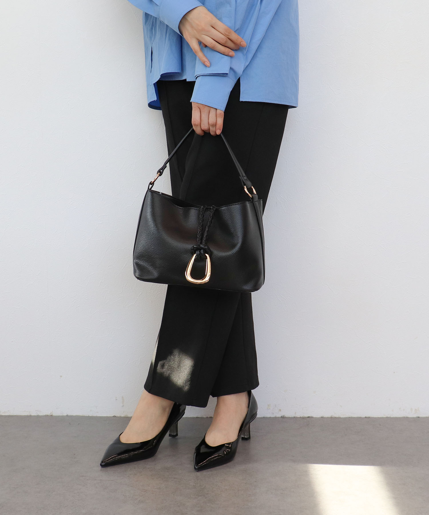 リングフラップ2WAYショルダーバッグ