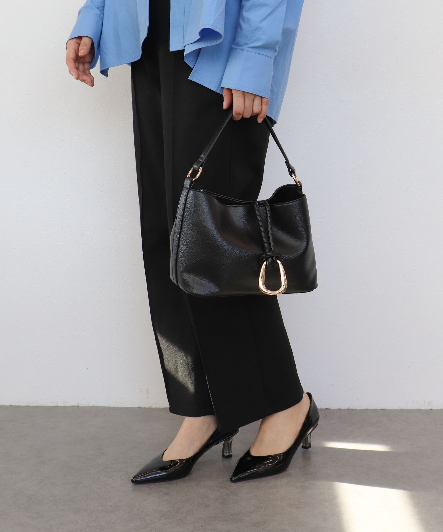 リングフラップ2WAYショルダーバッグ