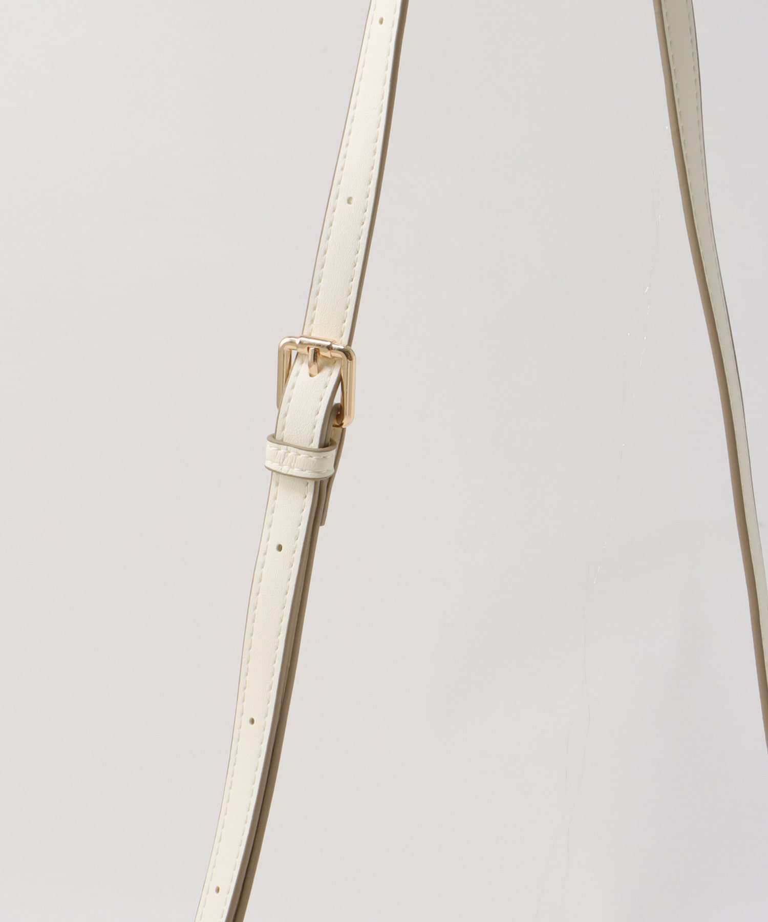 チャーム付きキルト柄ミニボストンバッグ