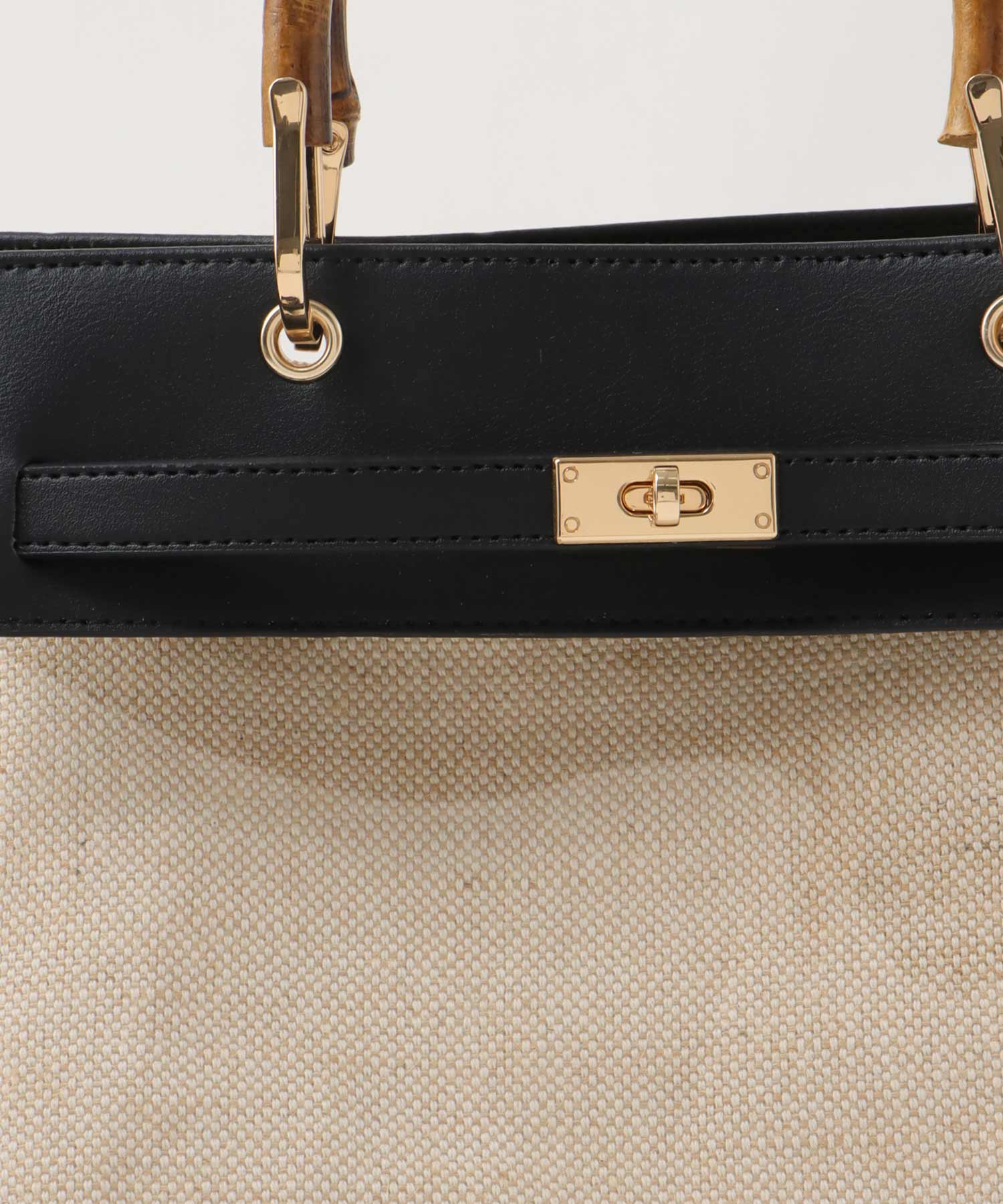 バンブーハンドル2Wayクリアバッグ