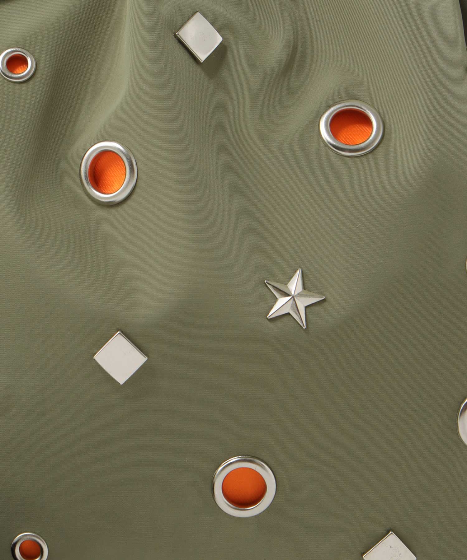 スタッズ巾着ショルダーバッグ