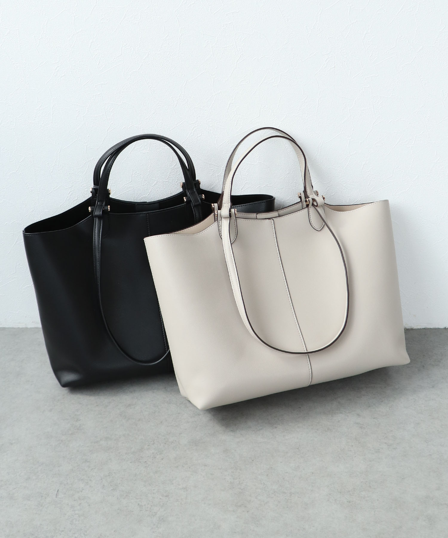 ダブルハンドルA4トートバッグ