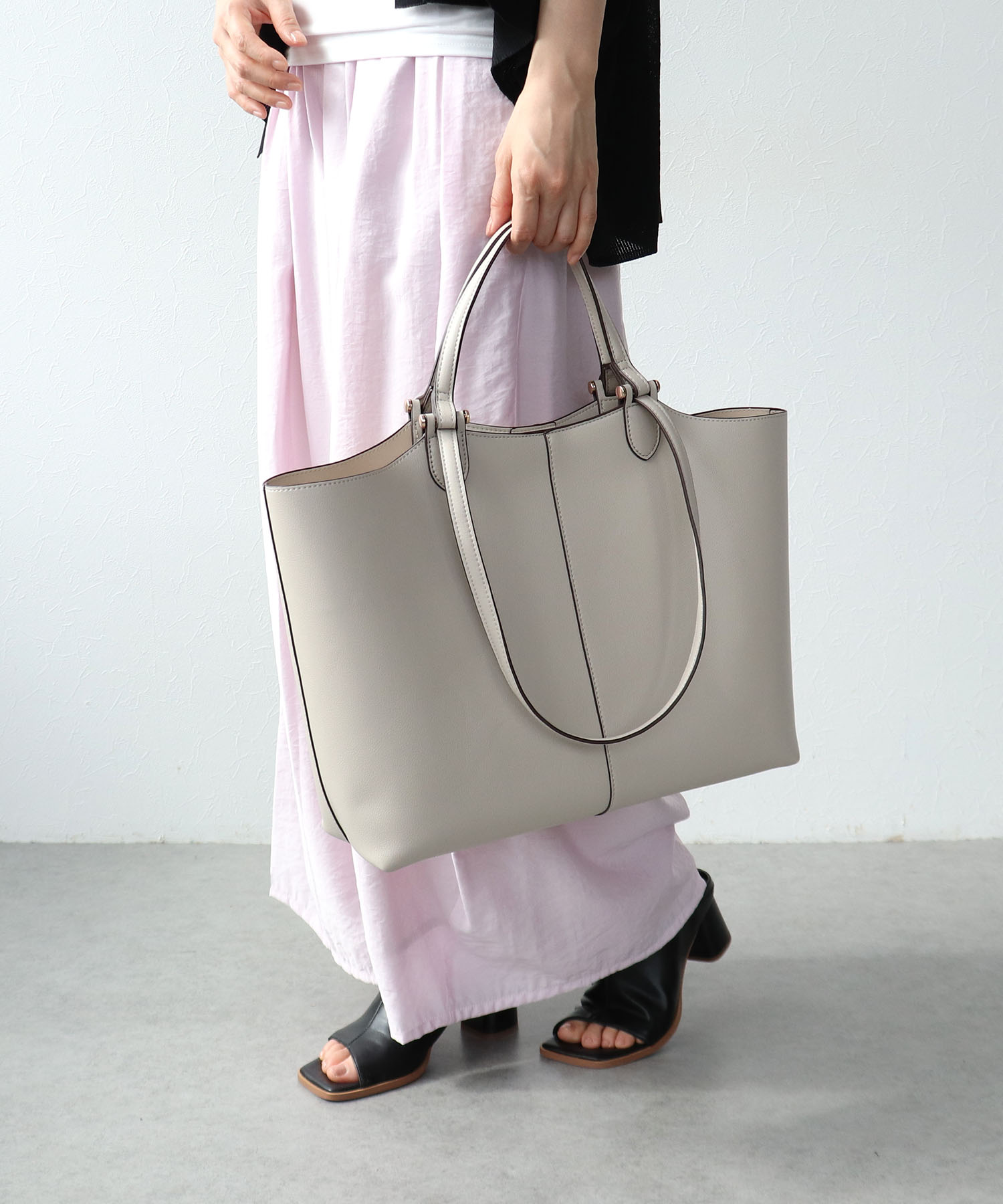 ダブルハンドルA4トートバッグ