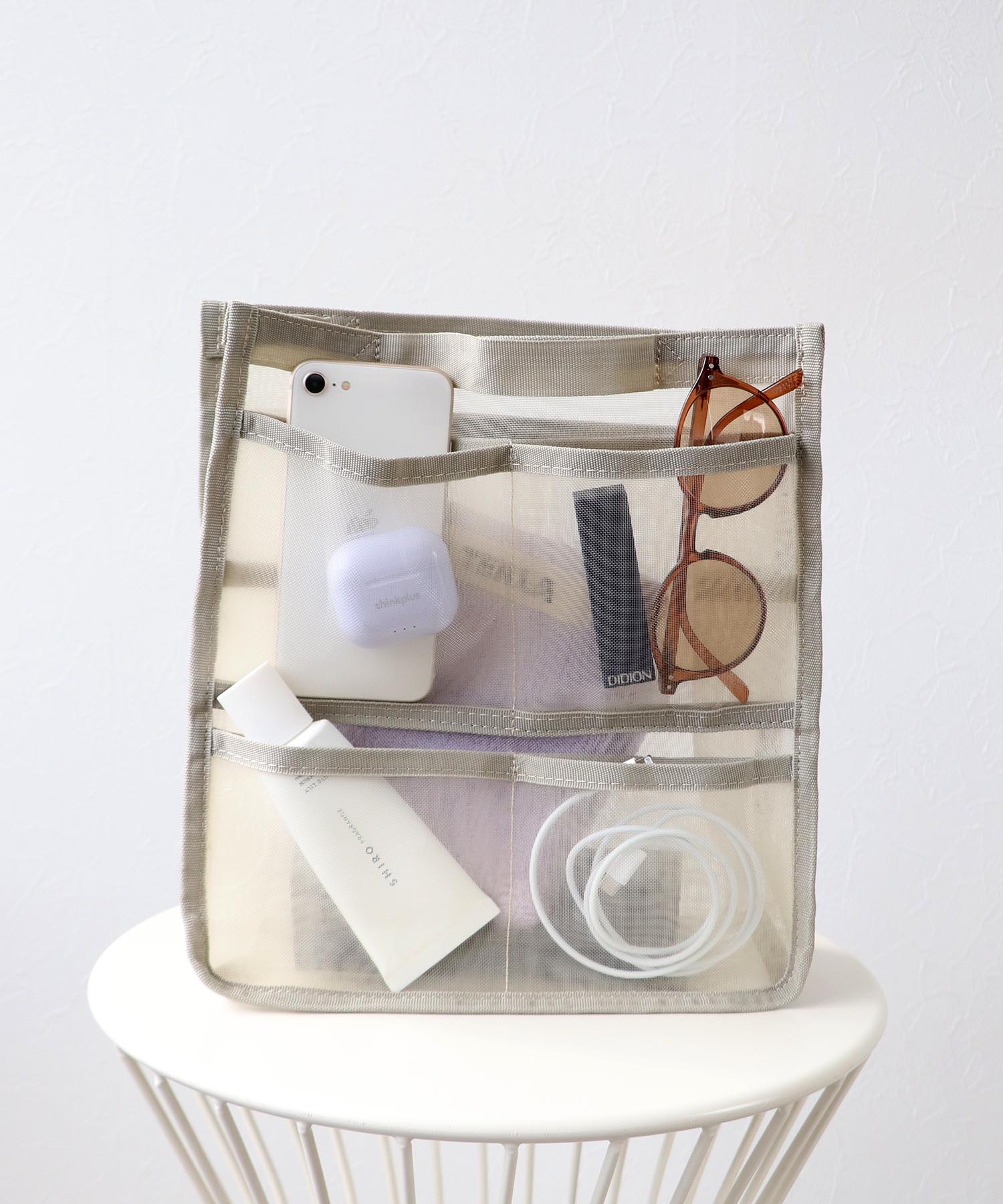 チュール縦型バッグインバッグ