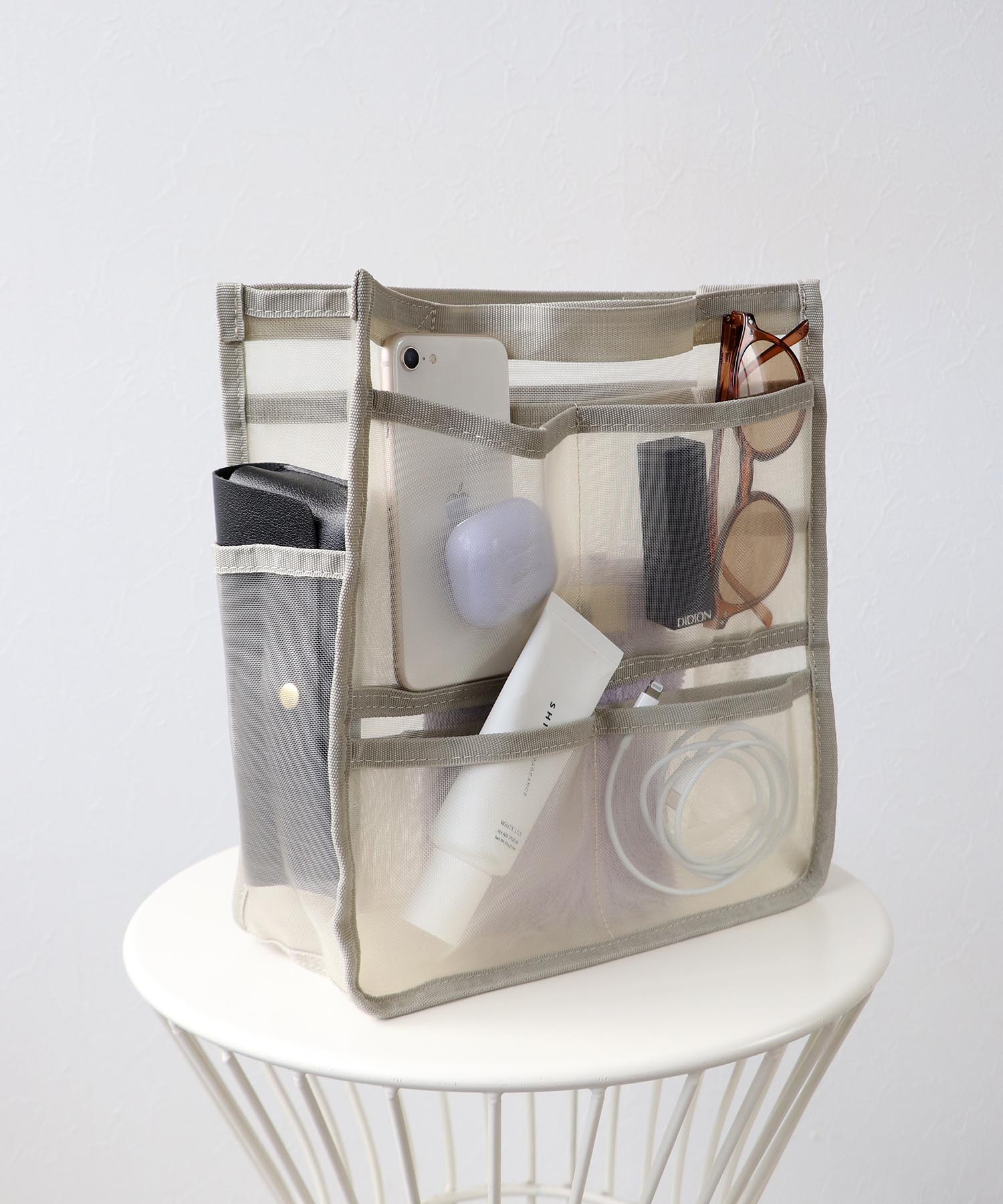 チュール縦型バッグインバッグ