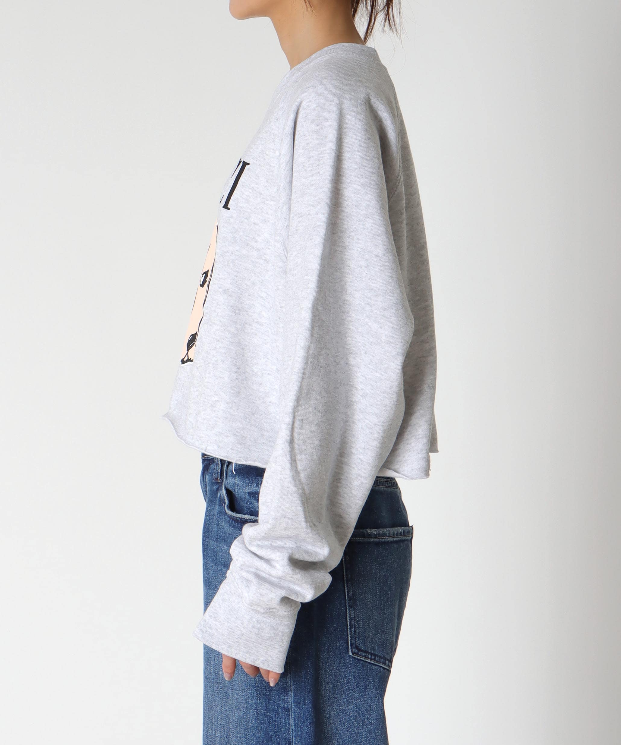 【BLACK SCORE】POOCCIクロップド丈スウェット