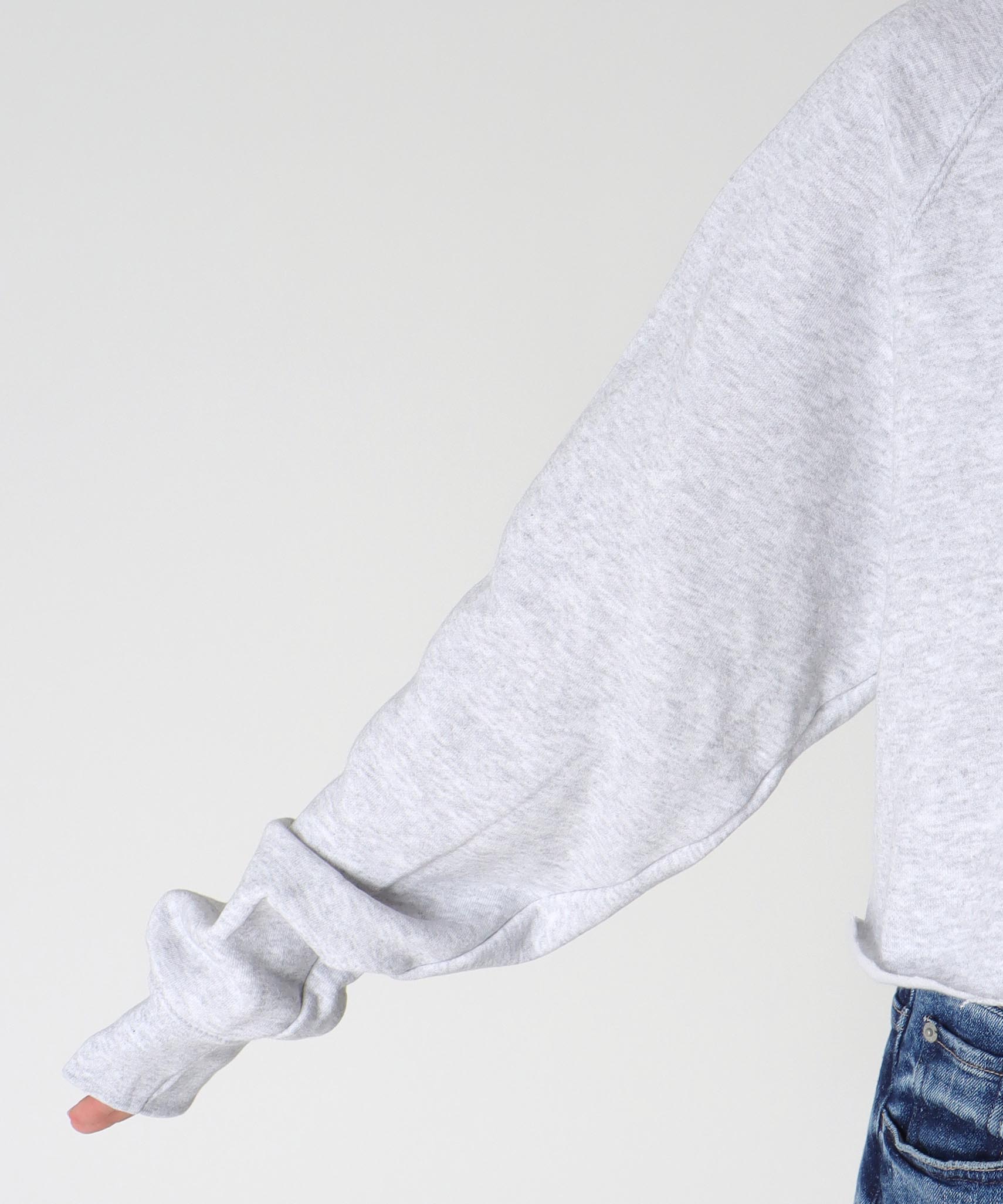 【BLACK SCORE】MIUMIU CATSクロップド丈スウェット