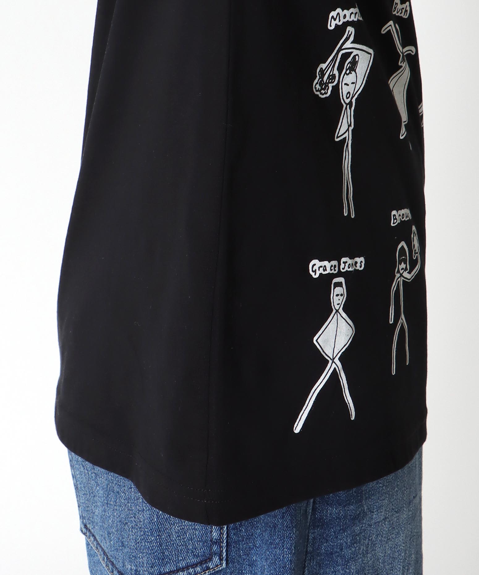 【BLACK SCORE】STICKMEN ROCK UNISEX ロングTシャツ