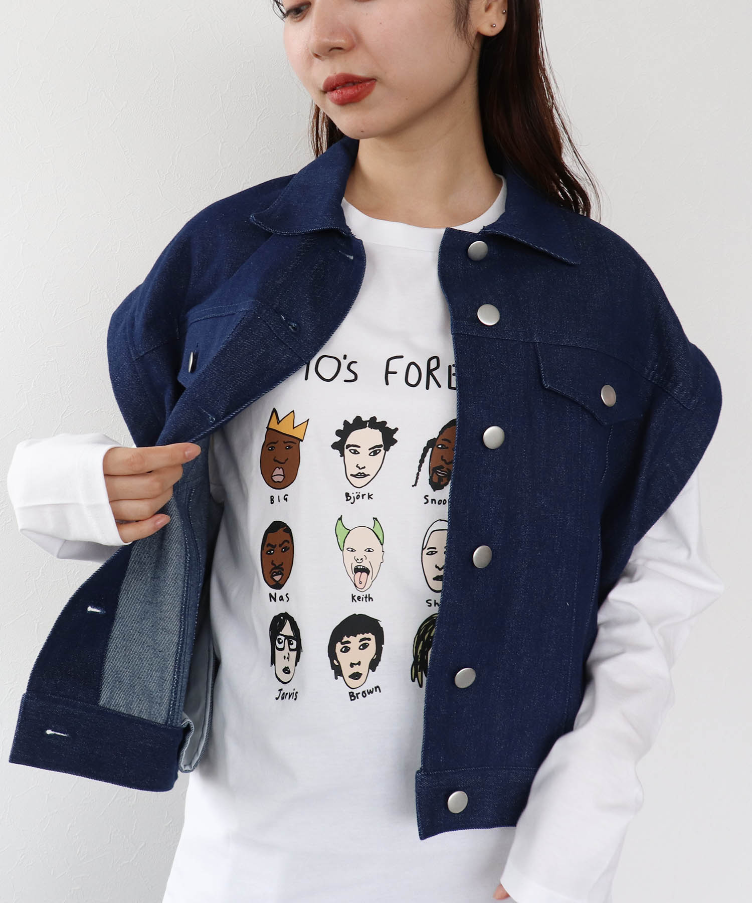 【BLACK SCORE】HERO EDIT 90S UNISEX ロングTシャツ